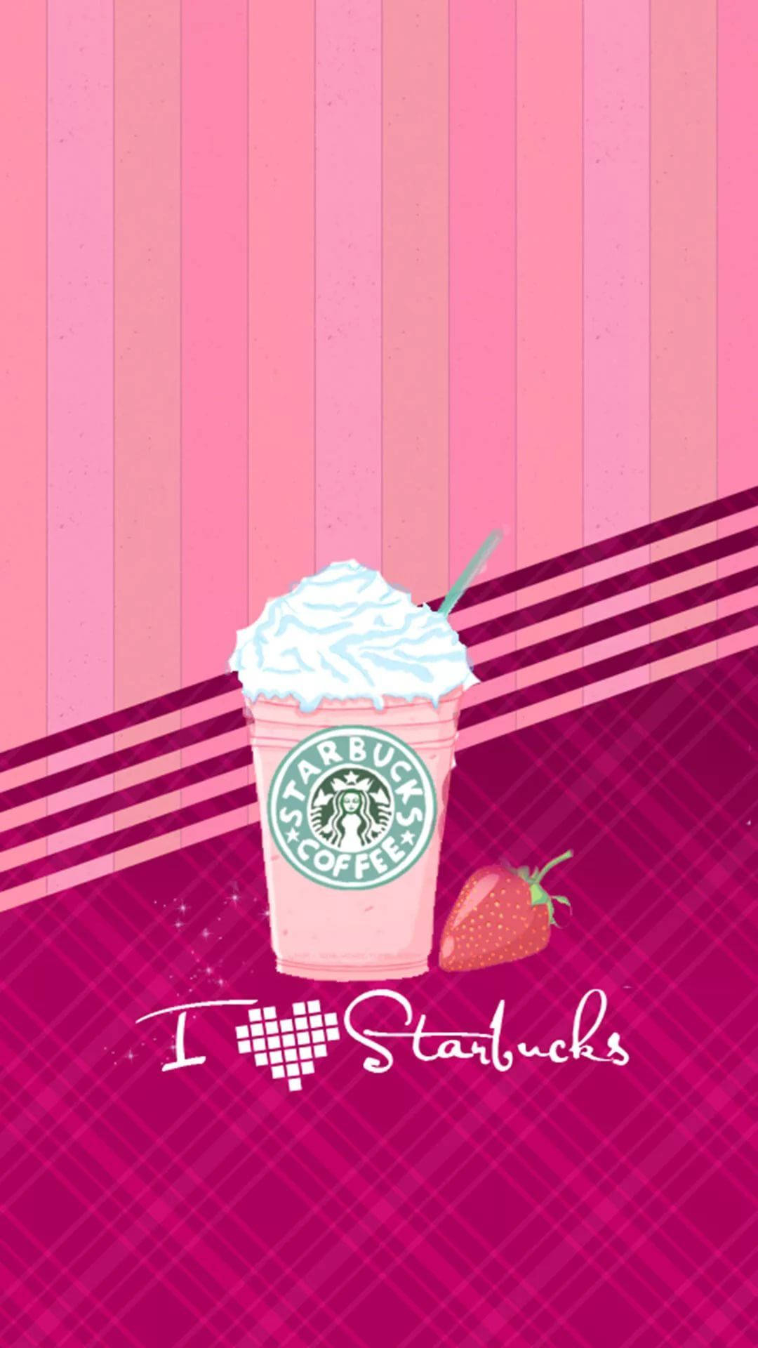 1080x1920 Download I Love Starbucks Girly iPhone Wallpaper, Phone