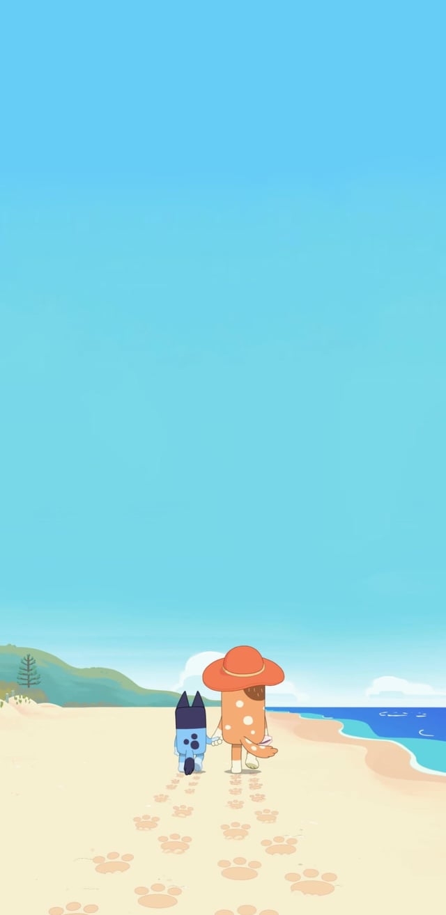 640x1320 Back with more Bluey phone wallpaper, Phone