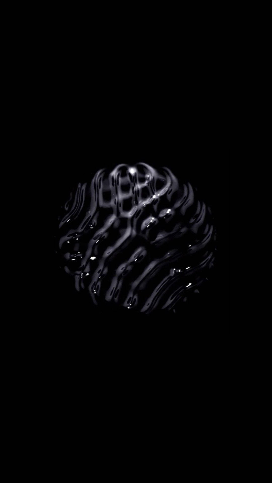 1080x1920 Download 3D iPhone Black Liquid Wallpaper, Phone