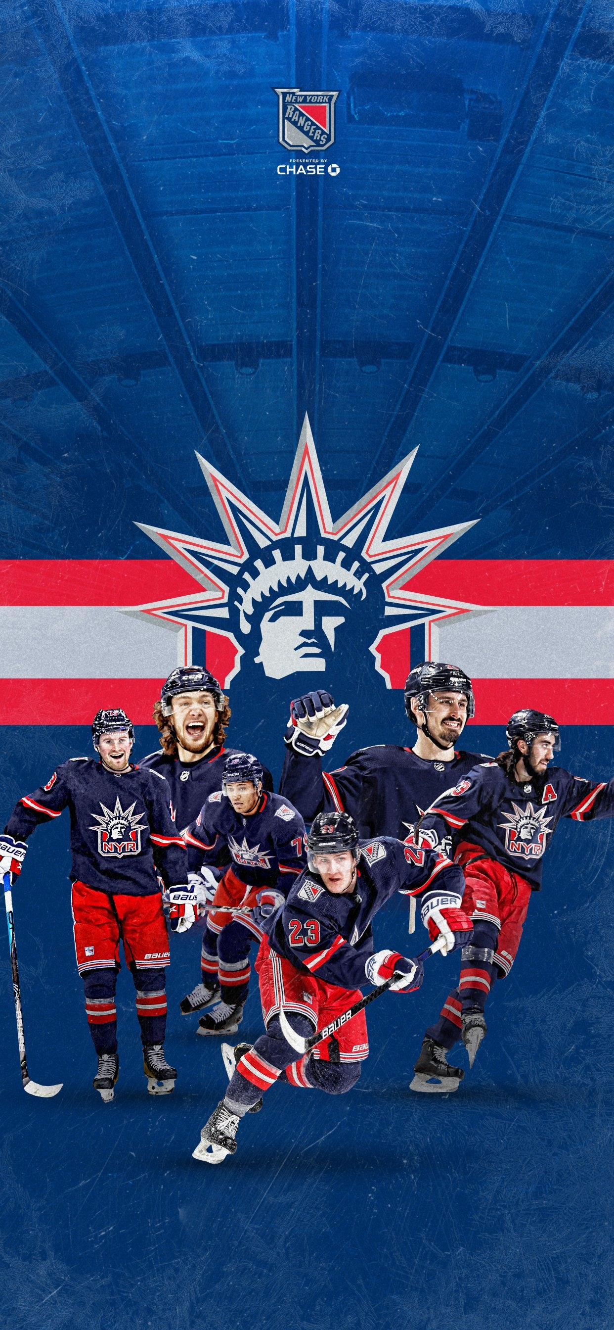 1250x2690 New York Rangers night, Phone