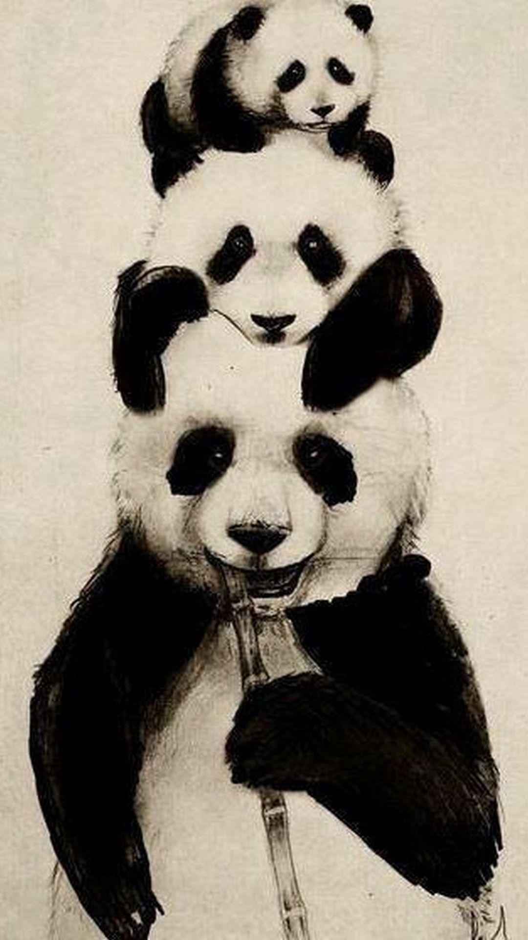 1080x1920 Cute Panda Wallpaper Android. Best HD Wallpaper. Cute panda wallpaper, Panda art, Panda wallpaper iphone, Phone