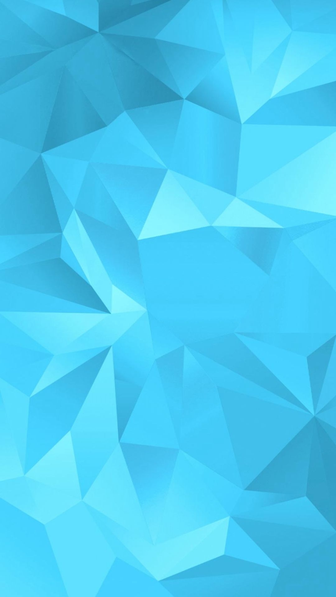 1080x1920 Simple Blue Fold Polygon Pattern Wallpaper iPhone 8 Wallpaper, Phone