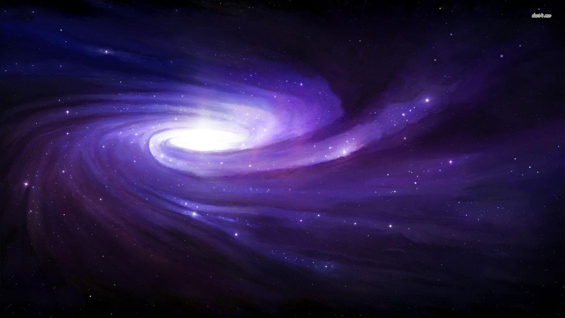 1920x1080 Purple Galaxy Wallpaper, Desktop