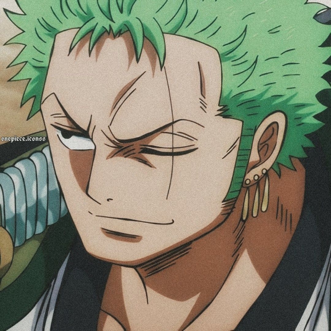 1080x1080 One Piece Icon ➺ Roronoa Zoro, Phone