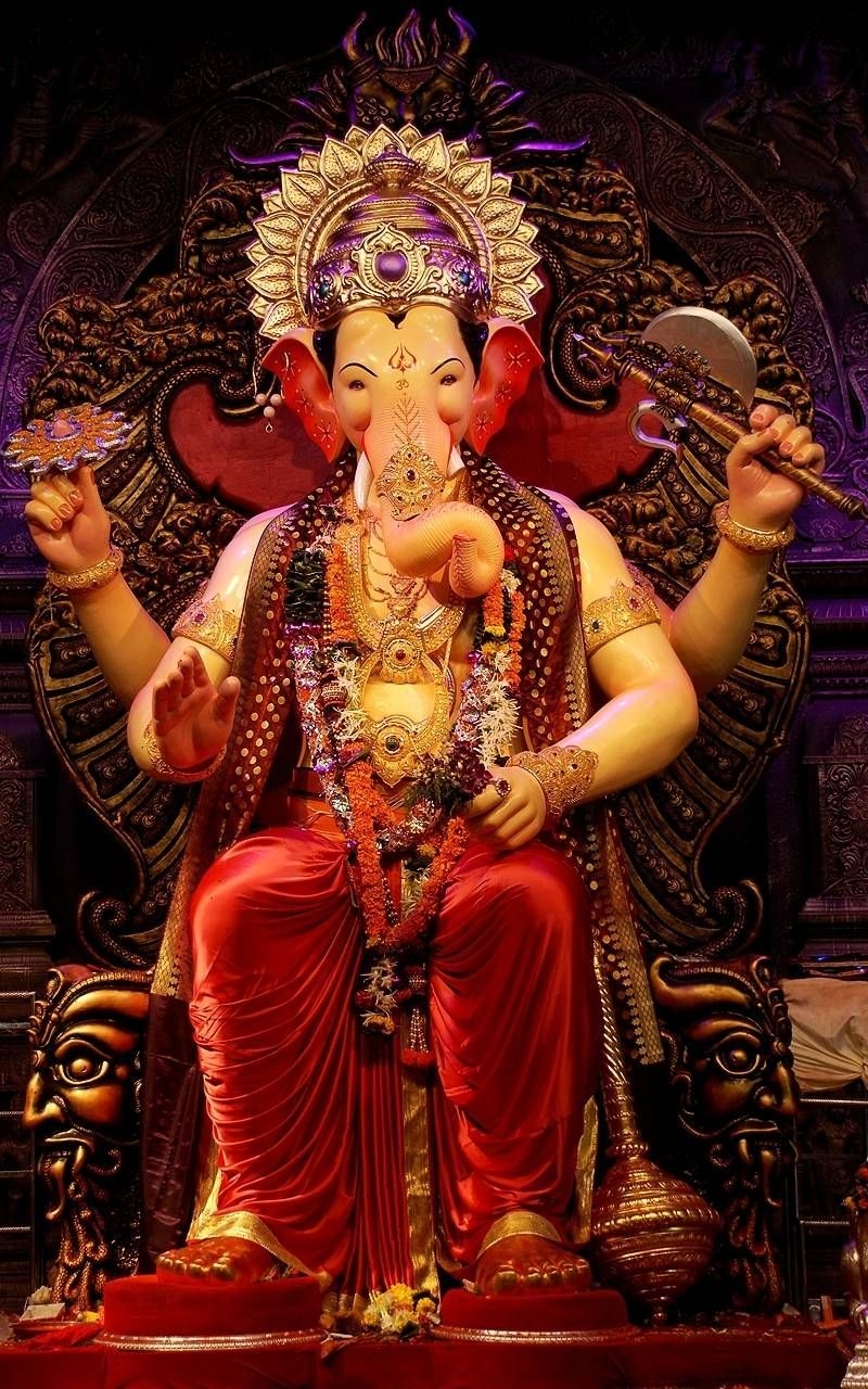 800x1280 Famous Ganesh Pandals in Mumbai. Ganesh photo, Ganesha, Ganesh wallpaper, Phone