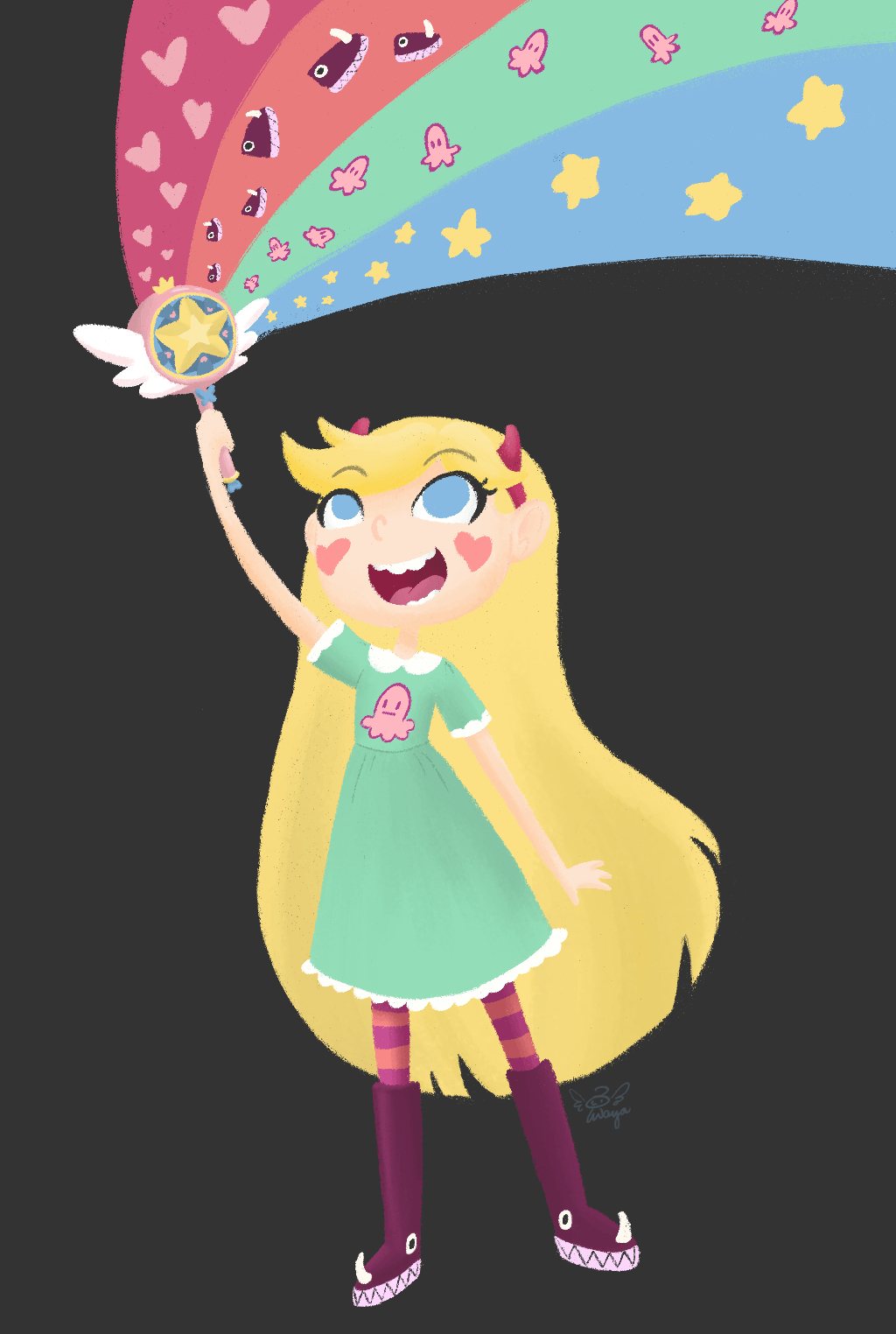 1030x1530 Star Vs. The Forces Of Evil Logo By Star Butterfly, Phone