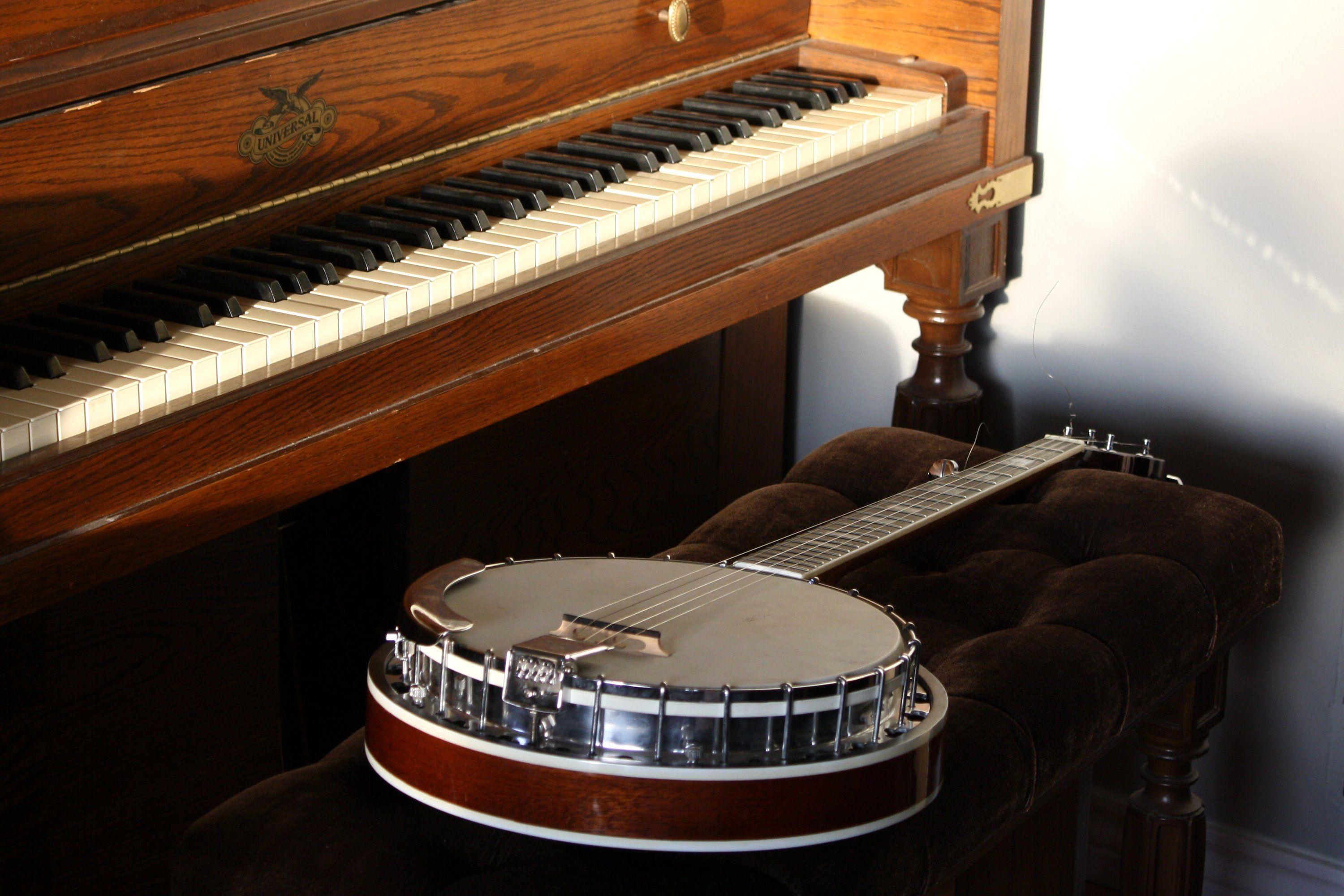 3000x2000 Piano and Banjo Picture. Free Photograph. Photo Public Domain, Desktop