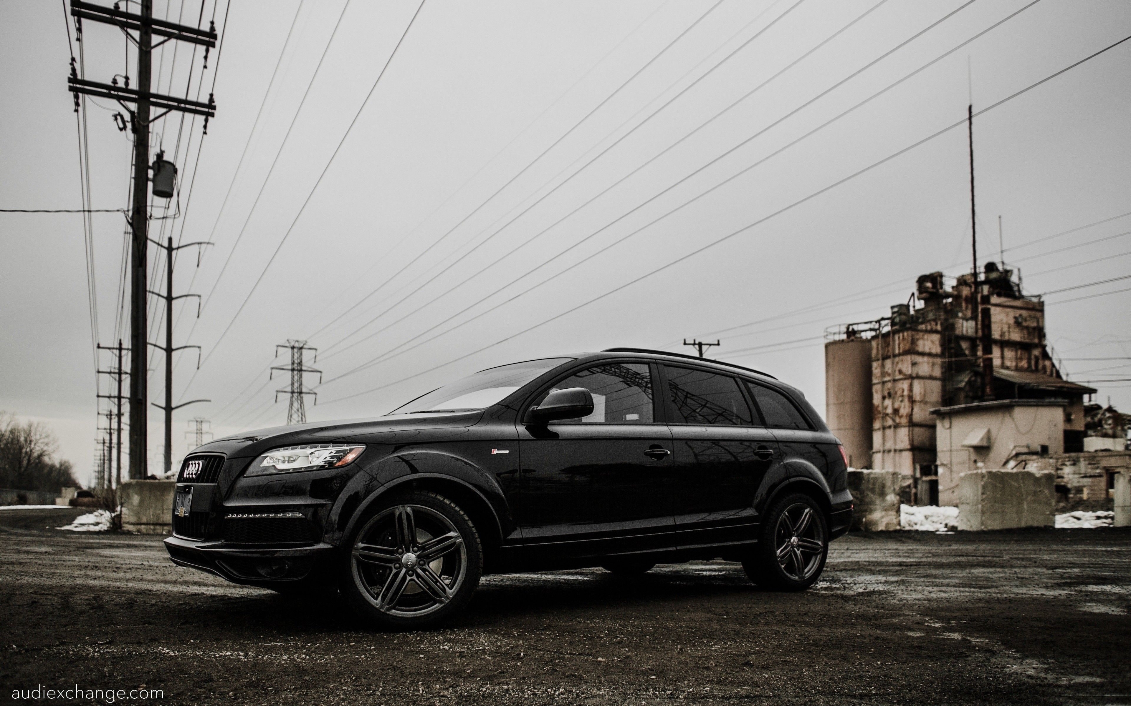 3840x2400 Audi q7 german cars suv black wallpaper. PC, Desktop