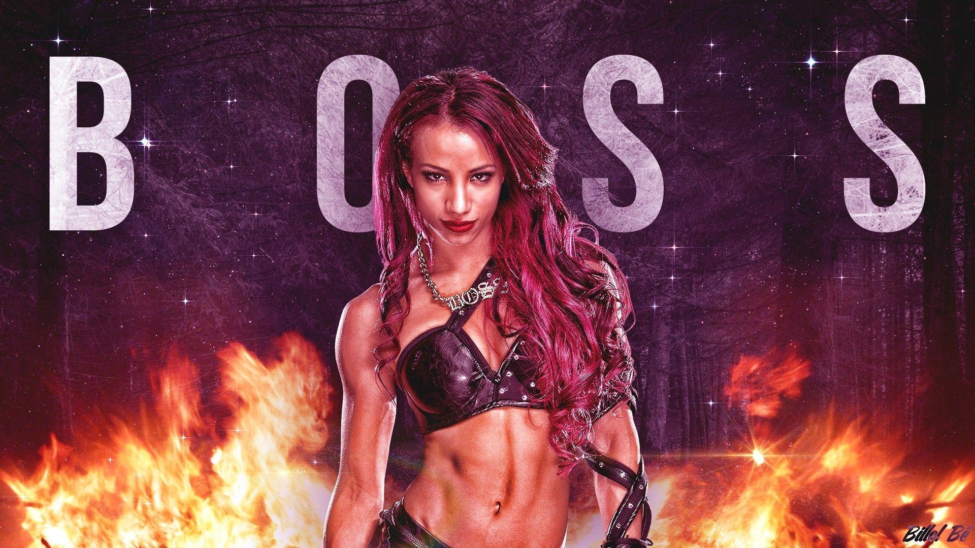 1920x1080 dyed hair, #purple hair, #WWE, #wrestling, #Sasha Banks, Desktop