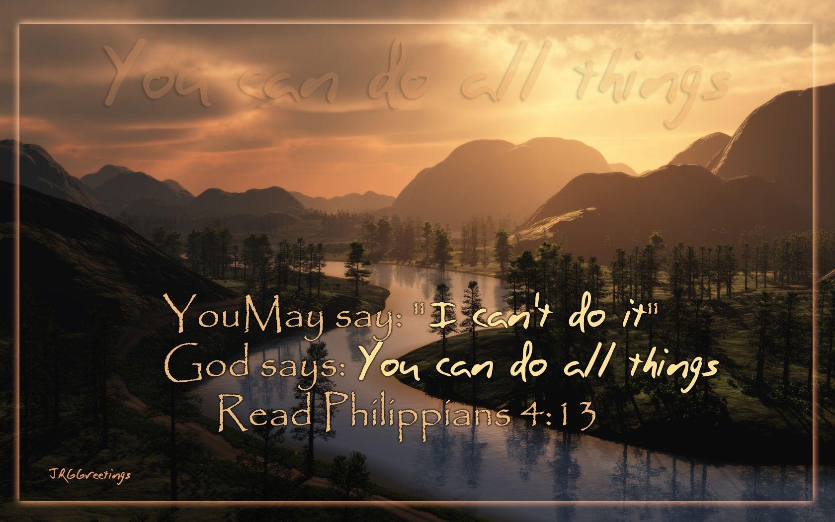 1680x1050 Philippians 4:13 can do all Things Wallpaper, Desktop