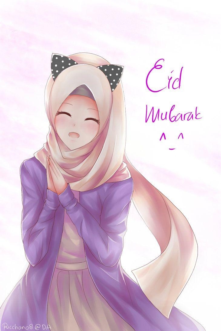 730x1100 Eid Mubarak by Ricchan08. Seni islamis, Seni animasi, Ilustrasi, Phone