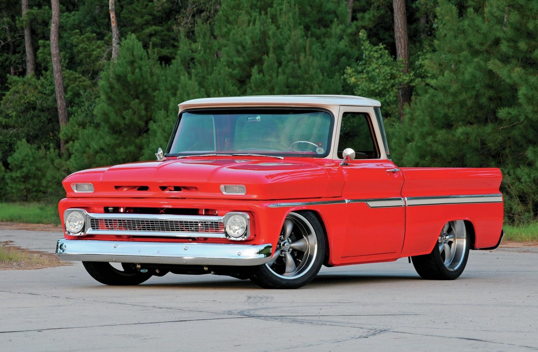 2050x1340 wallpaper 1965 chevy c red, cars HD, Widescreen, High Definition, Desktop