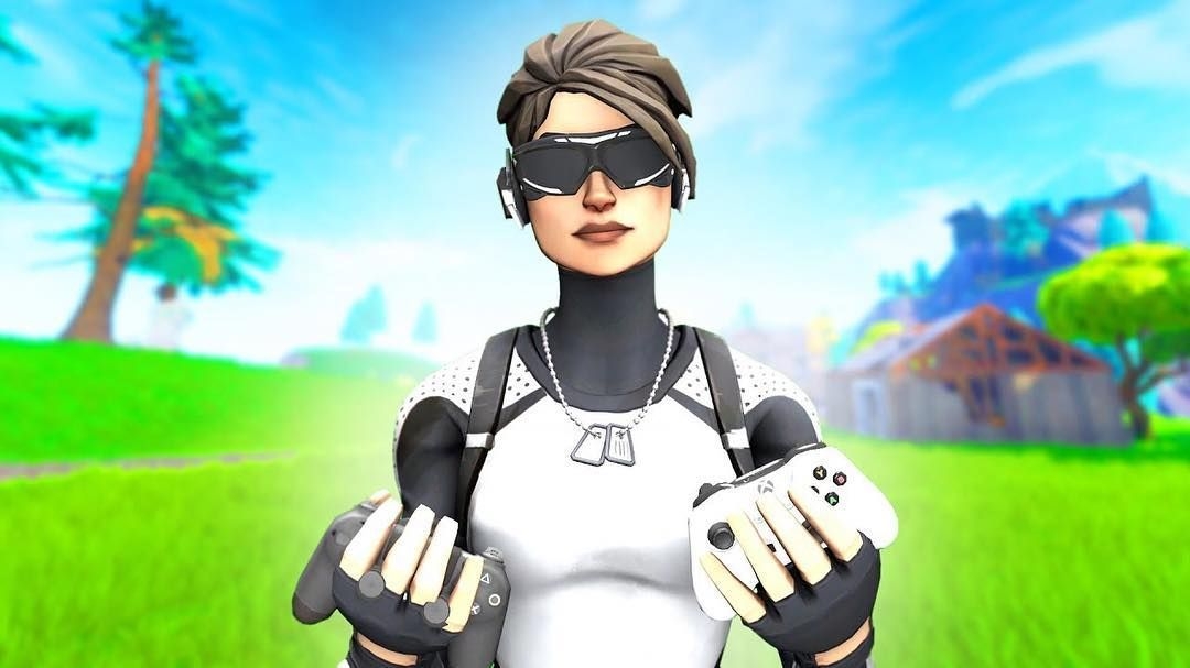 1080x610 fortnite skins holding xbox controller wallpaper, Xbox controller, Best gaming wallpaper, Desktop