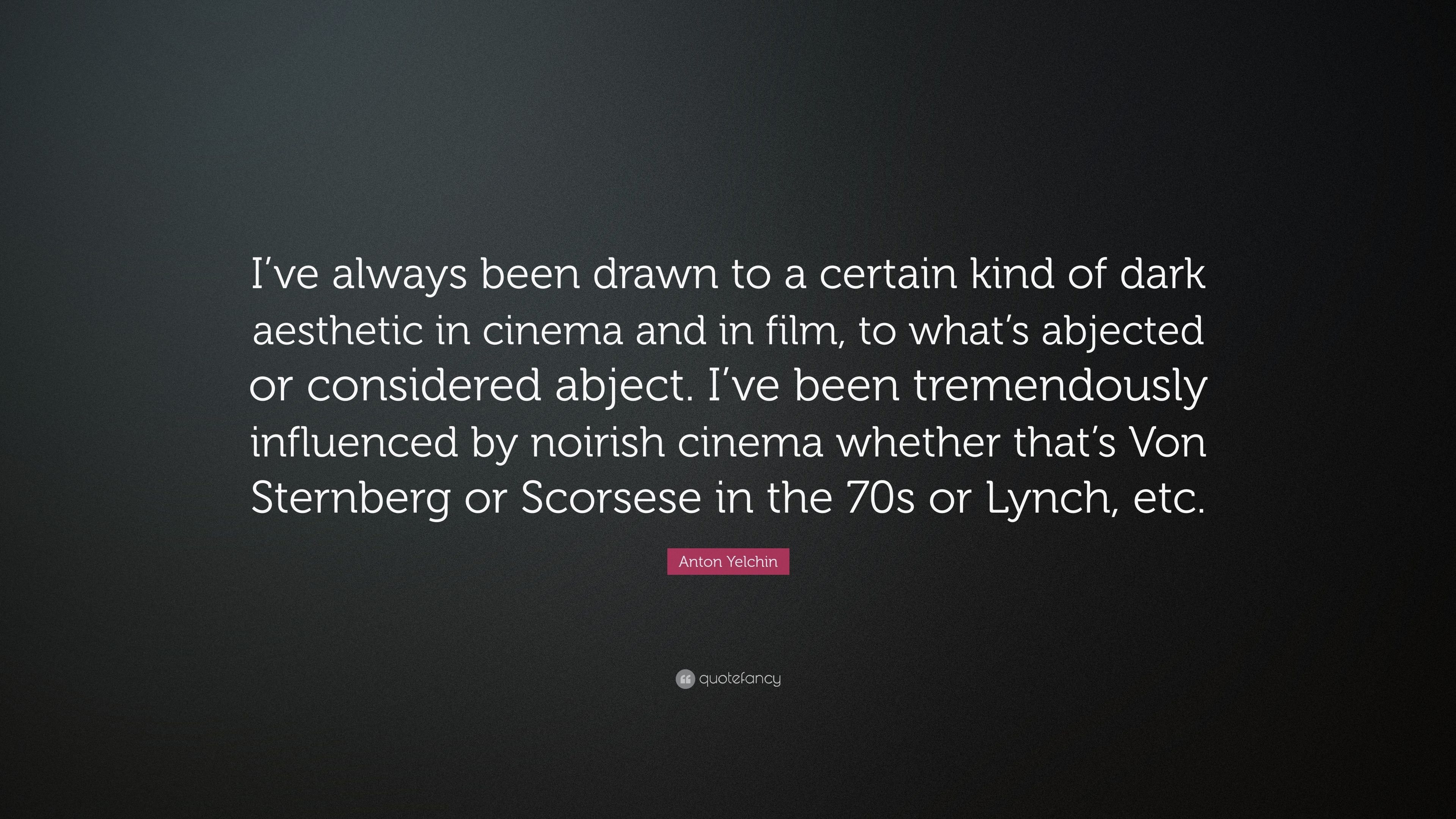 3840x2160 Anton Yelchin Quote: “I've always been drawn to a certain kind, Desktop