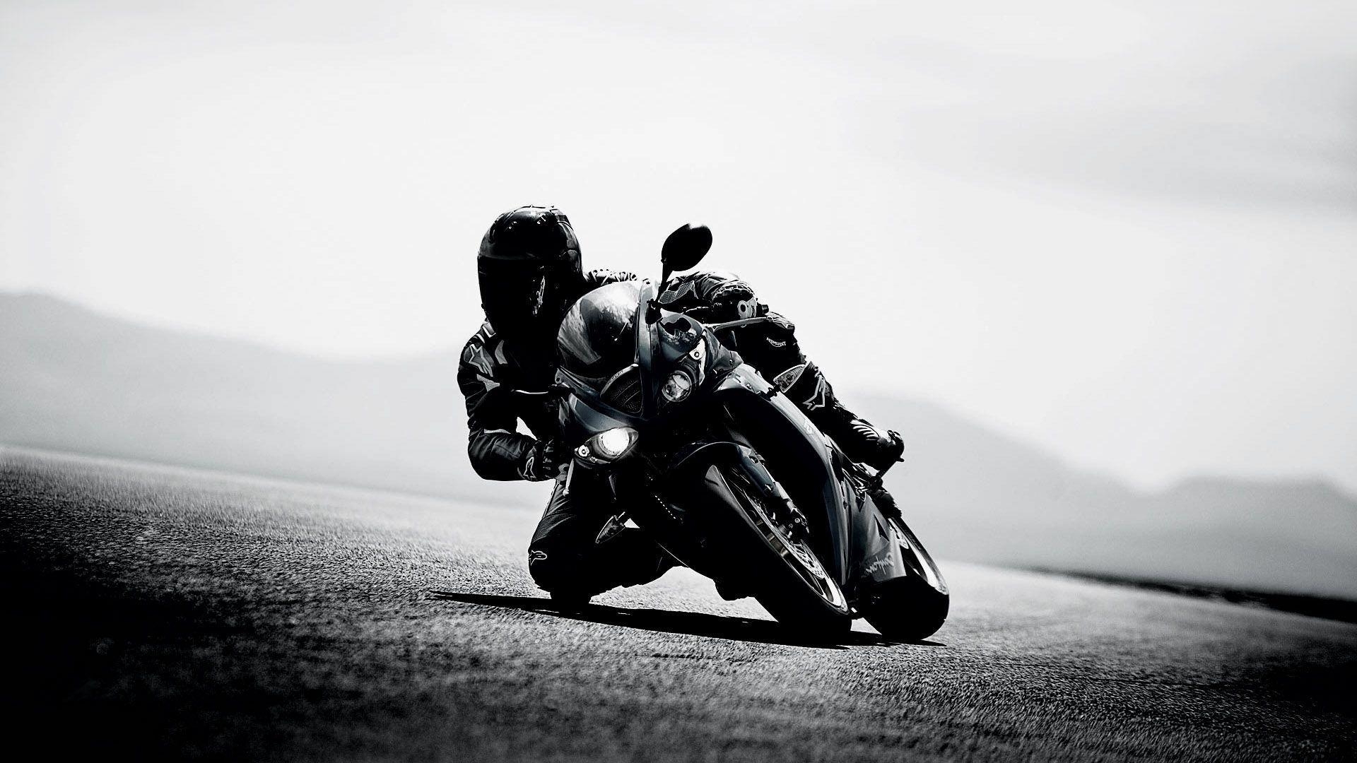 1920x1080 Bike Black And White, HD Bikes, 4k Wallpaper, Image, Background, Desktop