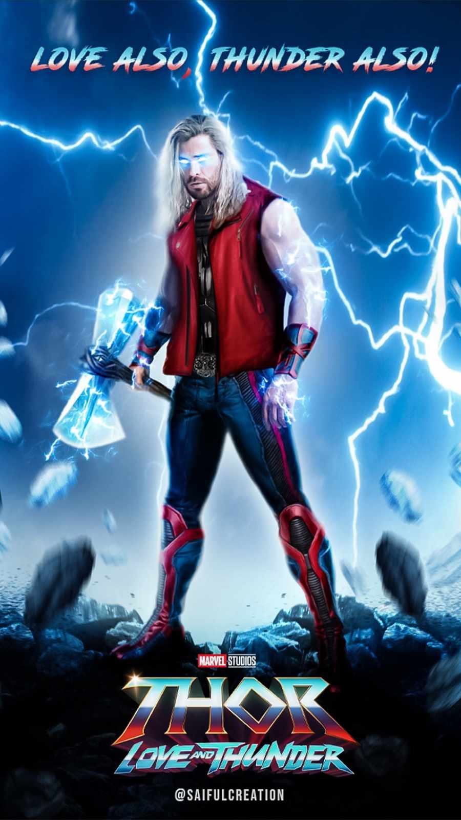 900x1600 Thor Love And Thunder Art Poster IPhone Wallpaper Wallpaper, iPhone Wallpaper, Phone