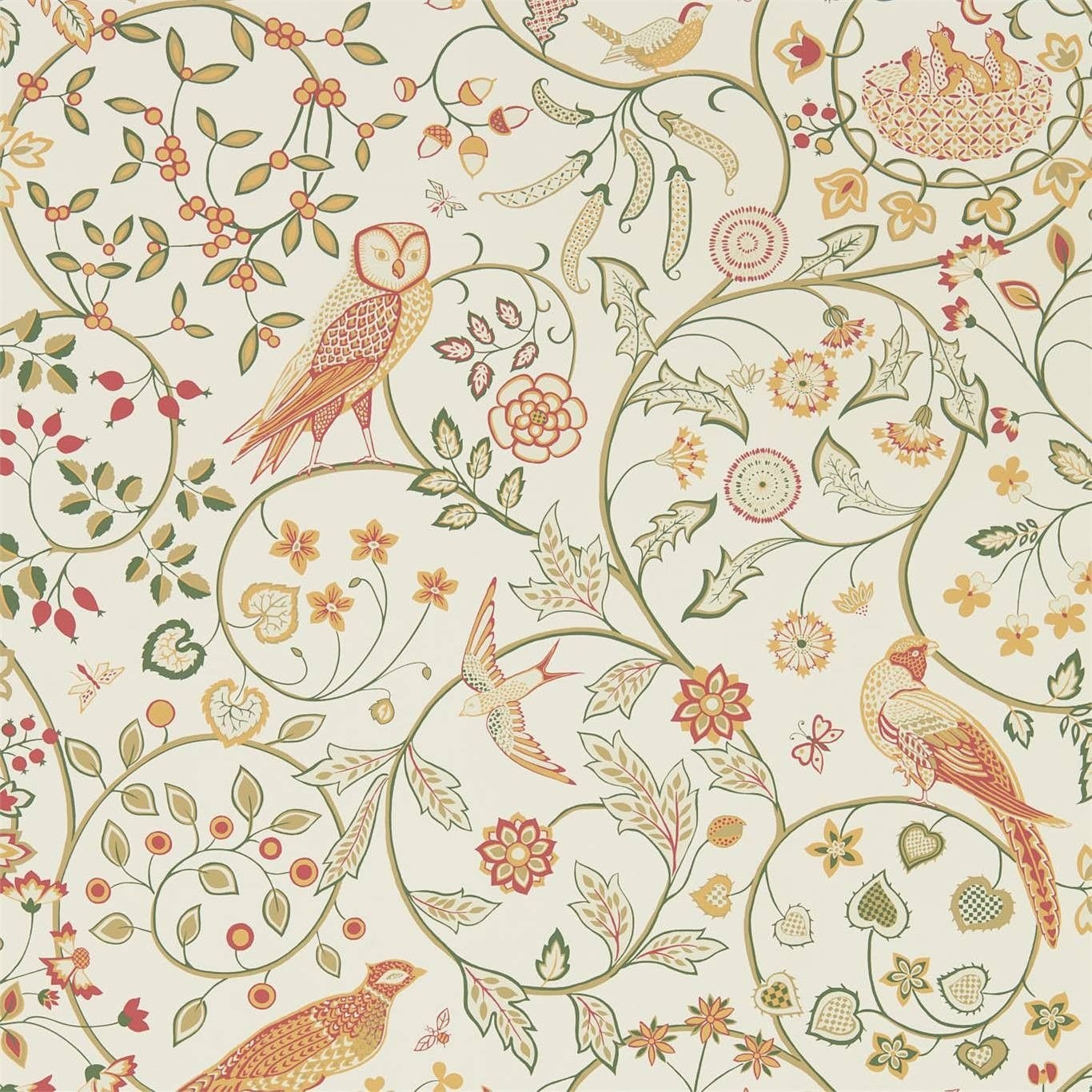 1370x1370 William Morris & Co Newill 216705 Wallpaper, Phone