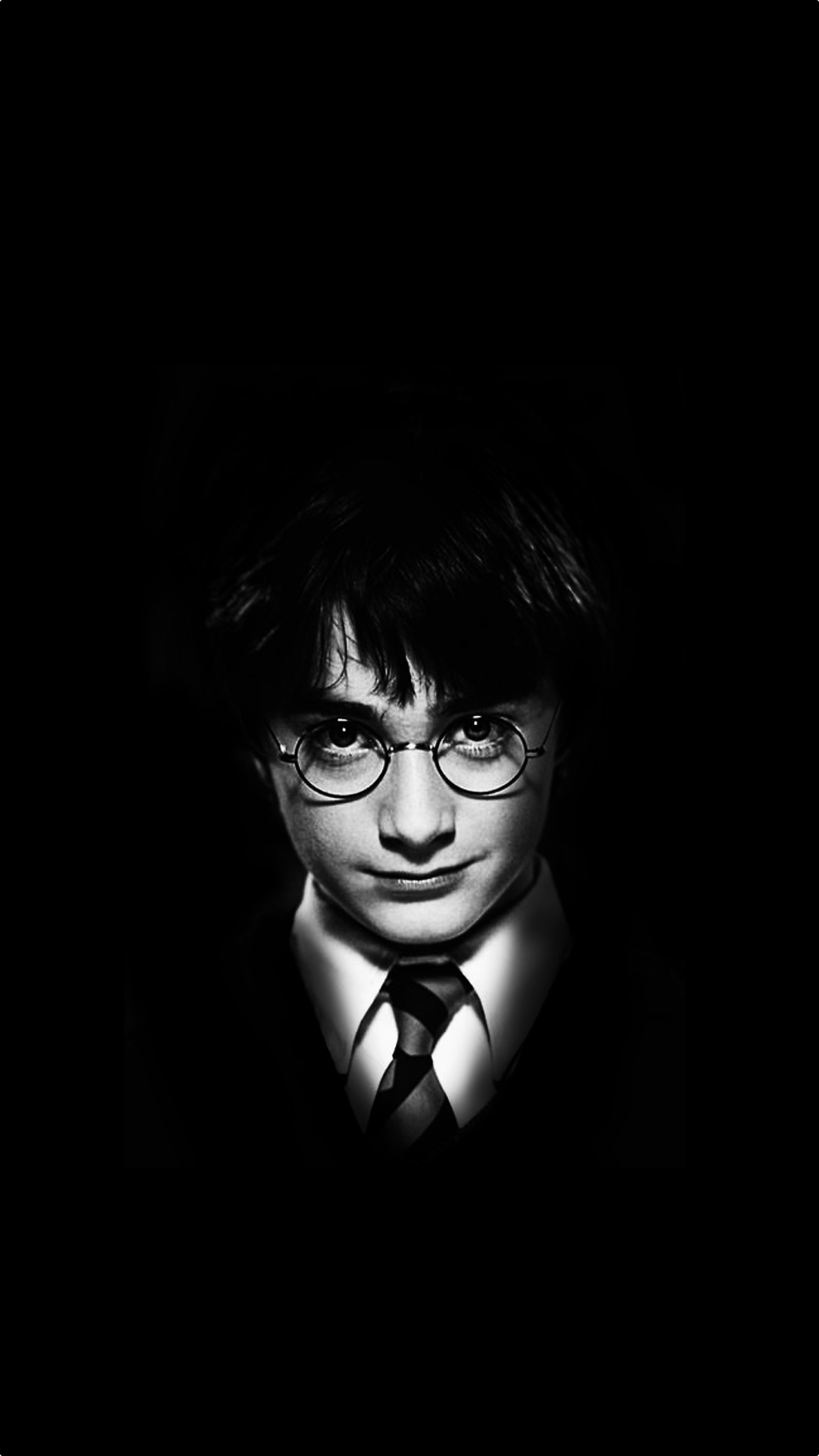 1080x1920 Harry Potter Black and White Wallpaper, Phone