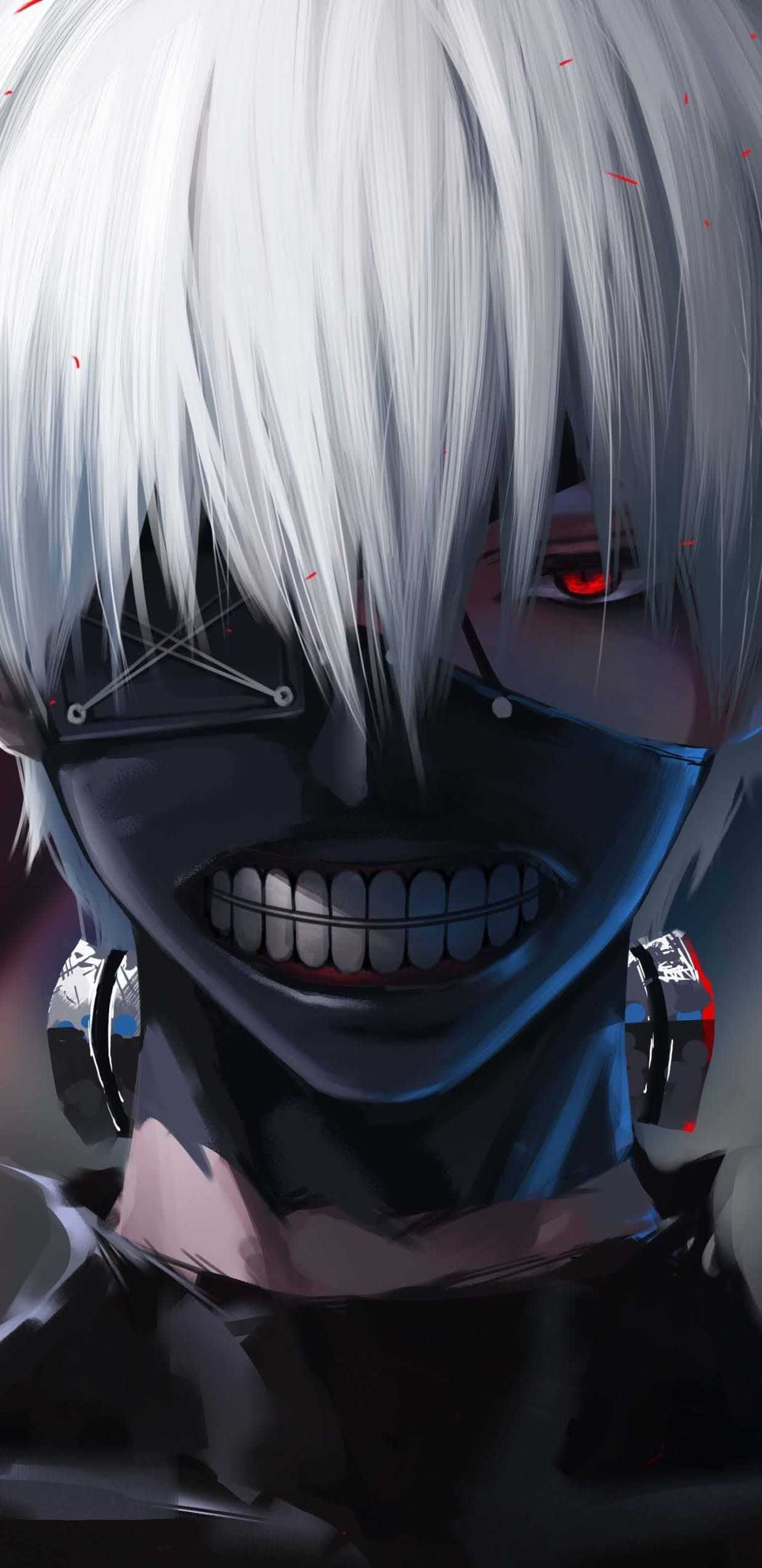 1240x2550 Ken Kaneki Wallpaper, Phone