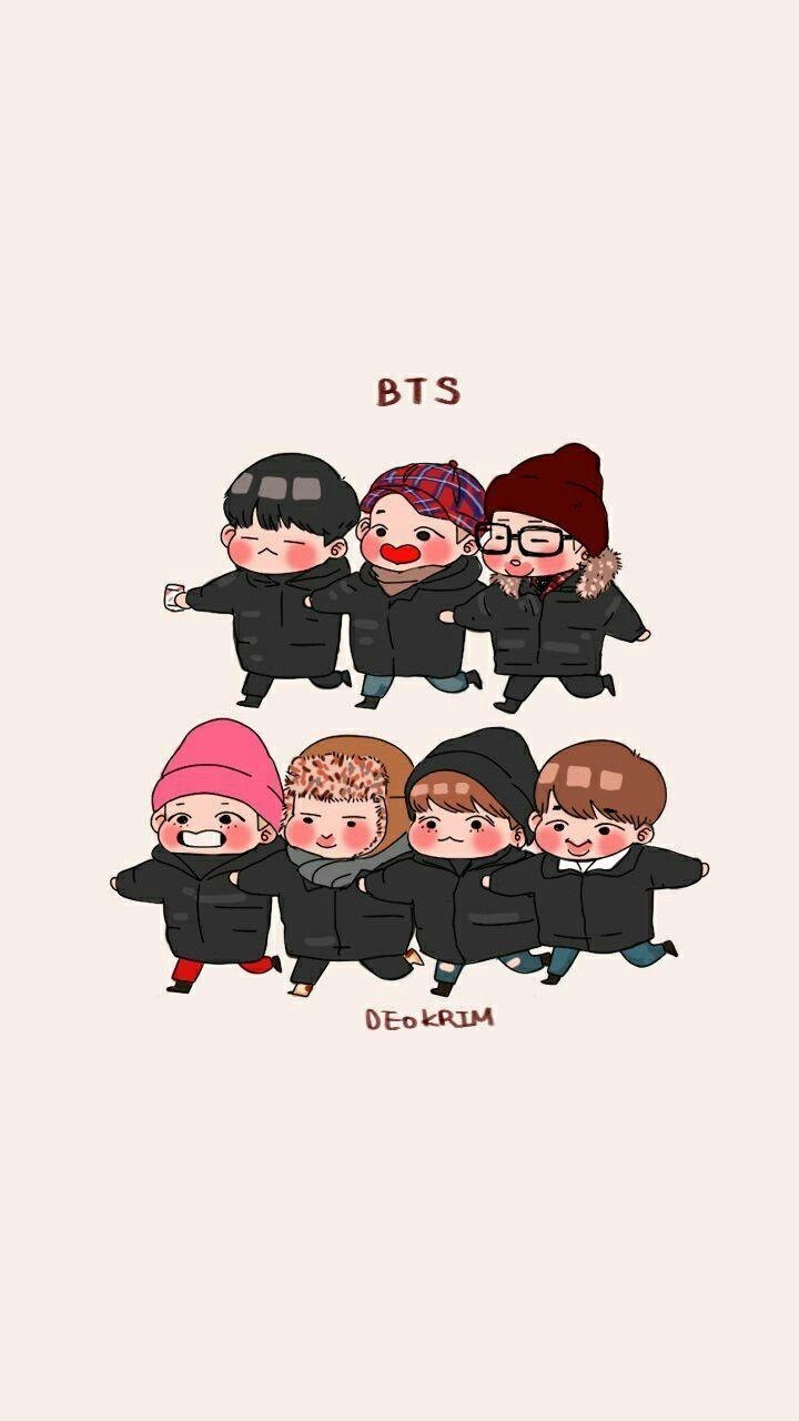 720x1280 Cuteeee. BTS. BTS, Bts chibi, Bts lockscreen, Phone