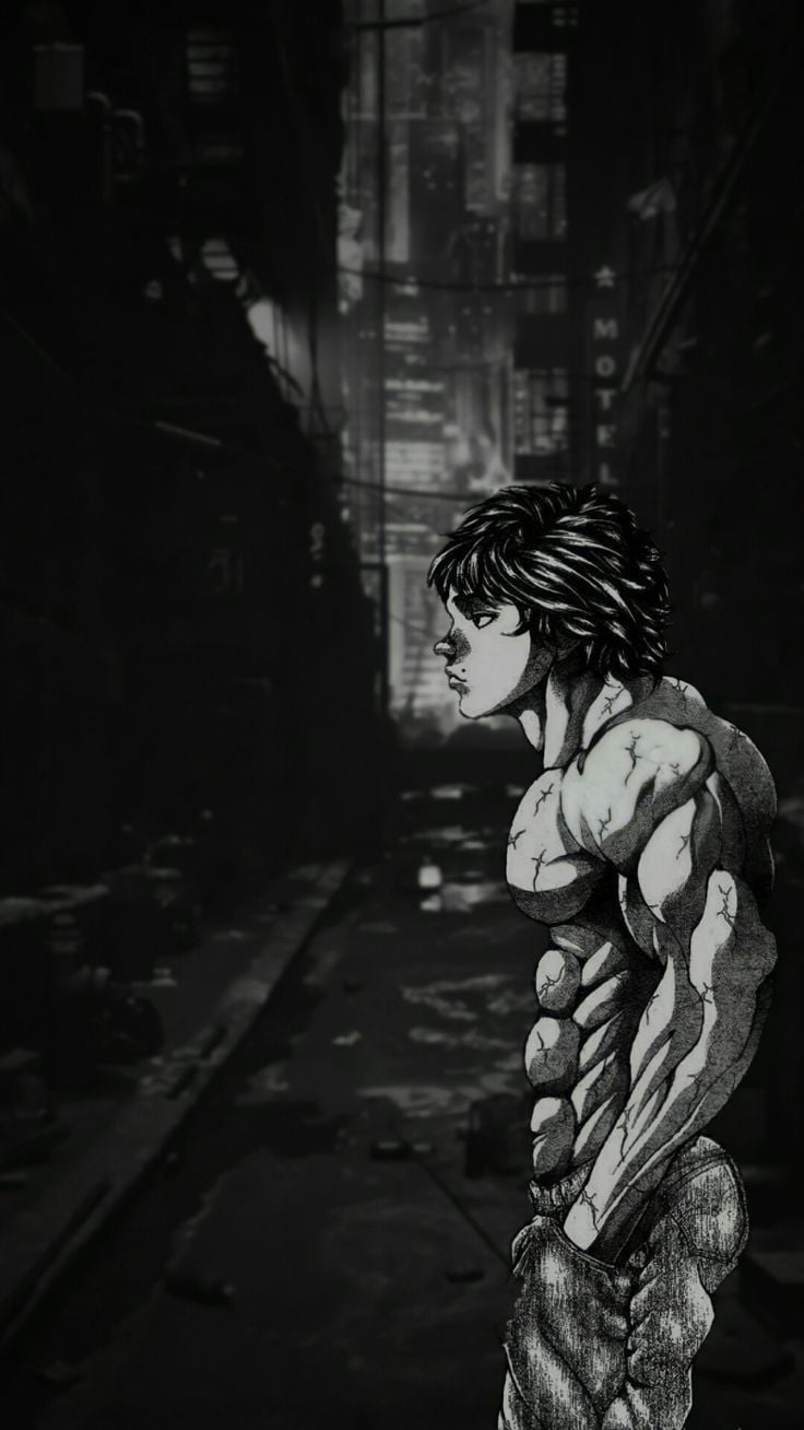 740x1310 Baki The Grappler Wallpaper Explore more Akita Shoten, Baki The Grappler, Japanese, Keisuke Itagaki, Manga Series wall. Baki aesthetic, Gym art, Anime cover photo, Phone