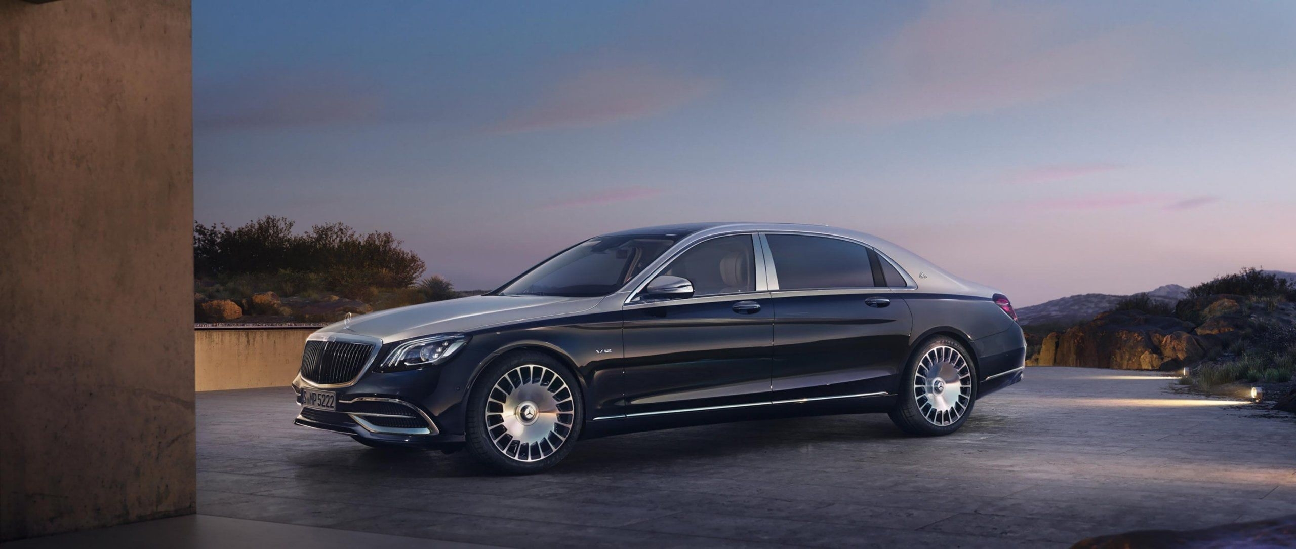 2560x1090 The Mercedes Maybach S Class In A New Look, Dual Screen