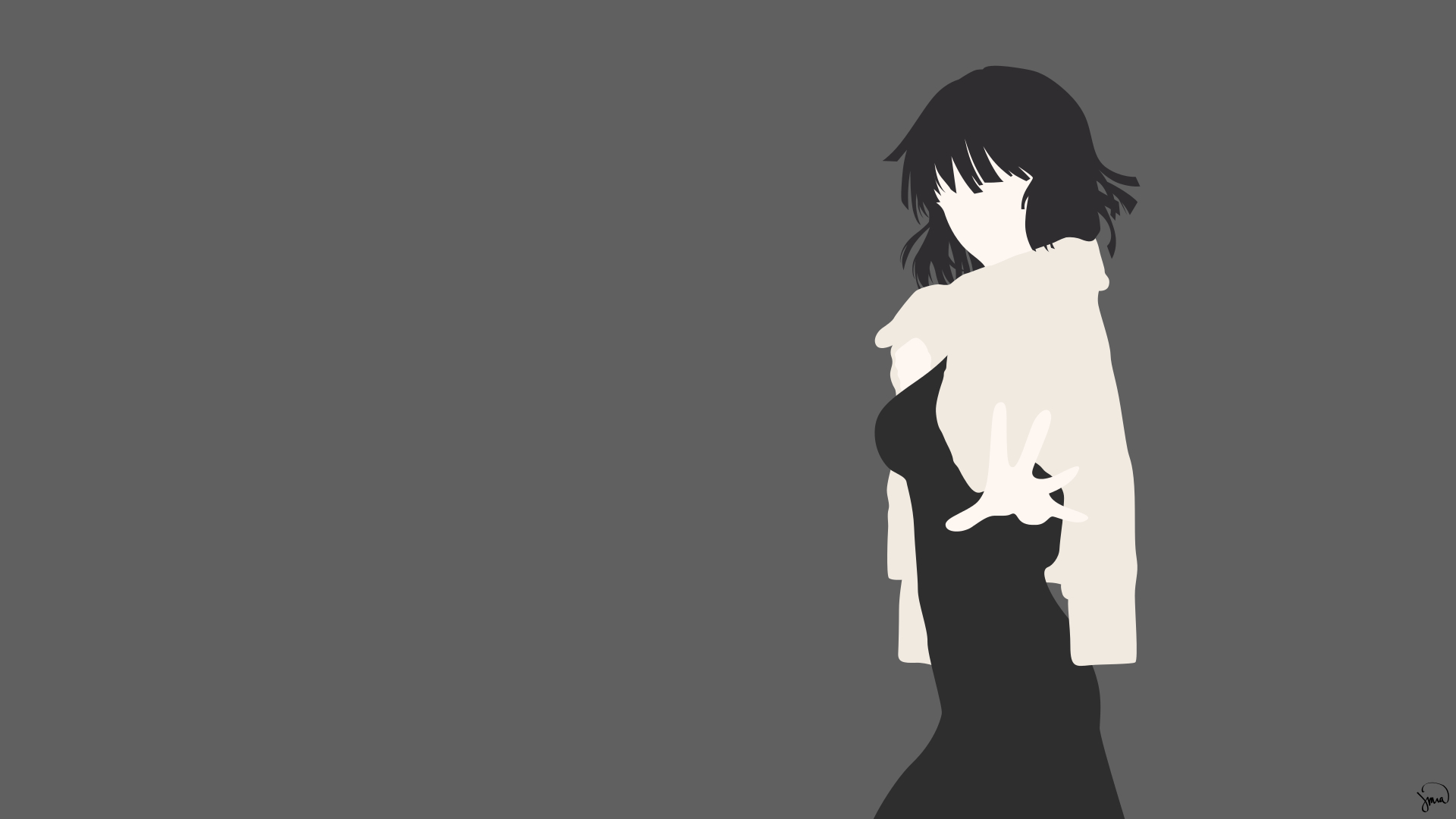 1920x1080 Fubuki One Punch Man Minimalist Wallpaper by greenmapple17. Daily Anime Art, Desktop