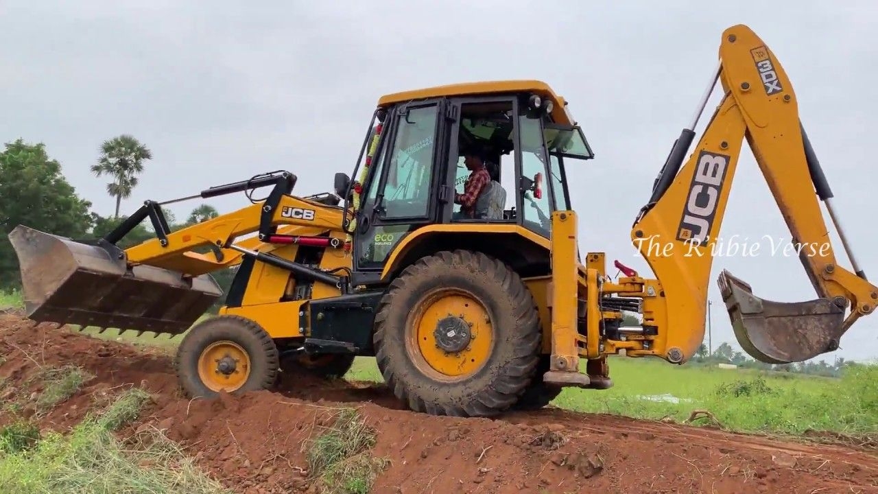 1280x720 JCB 3DX Backhoe, -Working in Land. Backhoe, Backhoe loader, Galaxy picture, Desktop