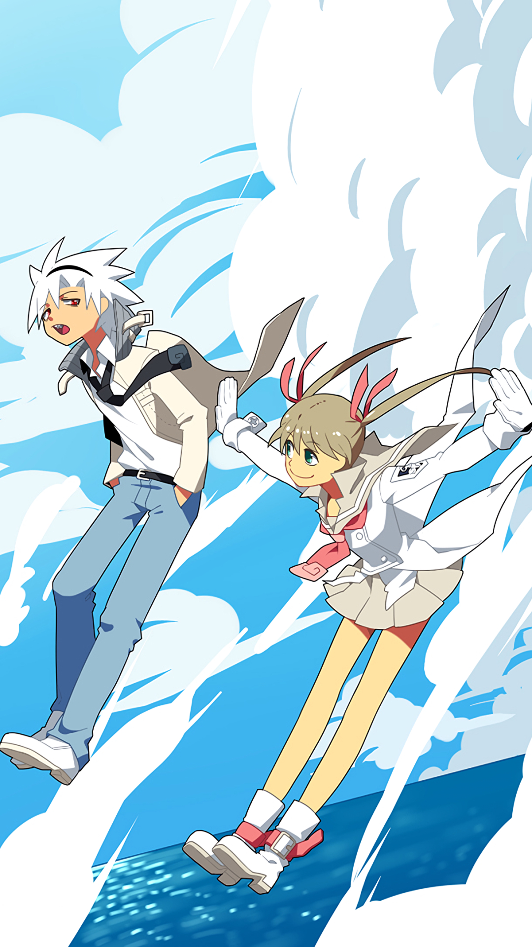 1080x1920 Wallpaper / Anime Soul Eater Phone Wallpaper, Maka Albarn, Soul Evans, Cloud,  free download, Phone