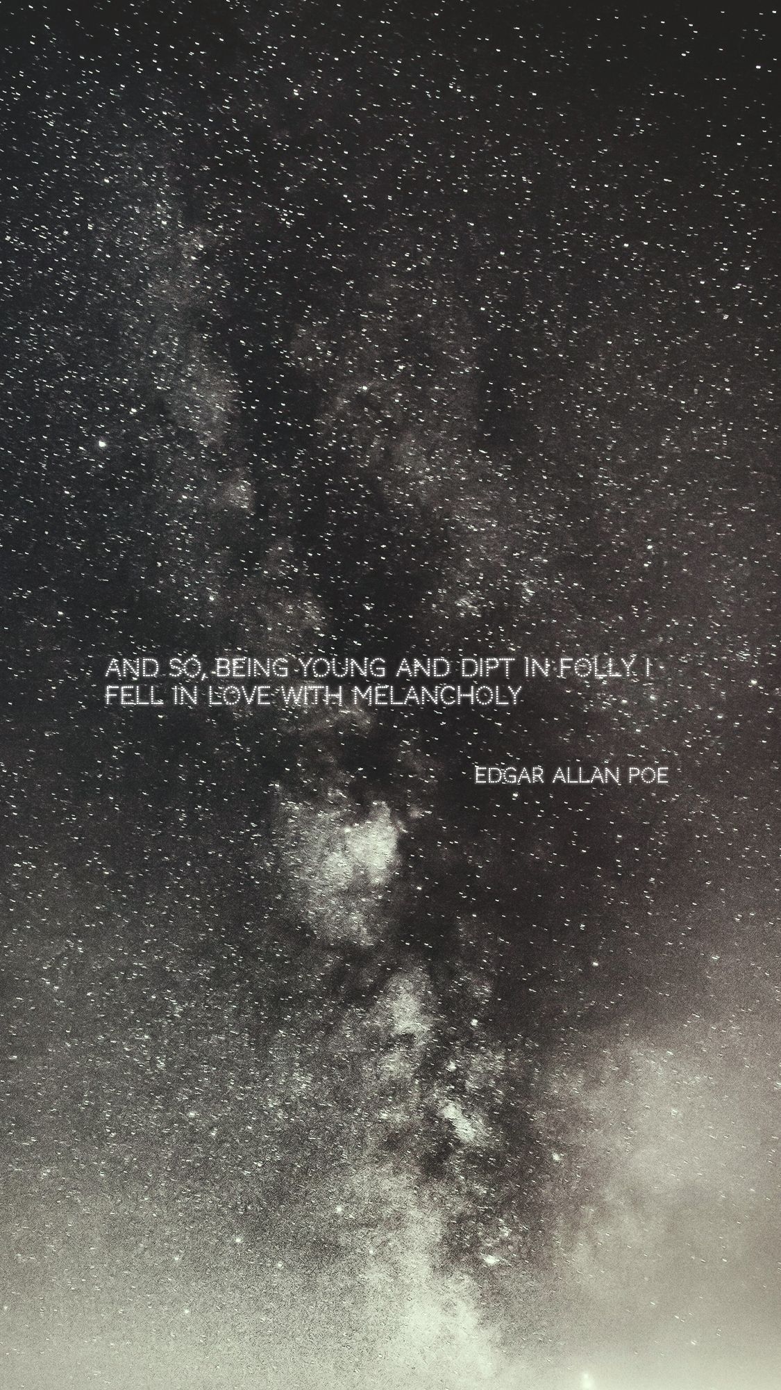 1130x2000 My Lockscreens. Poe quotes, Wallpaper quotes, Song lyric quotes, Phone