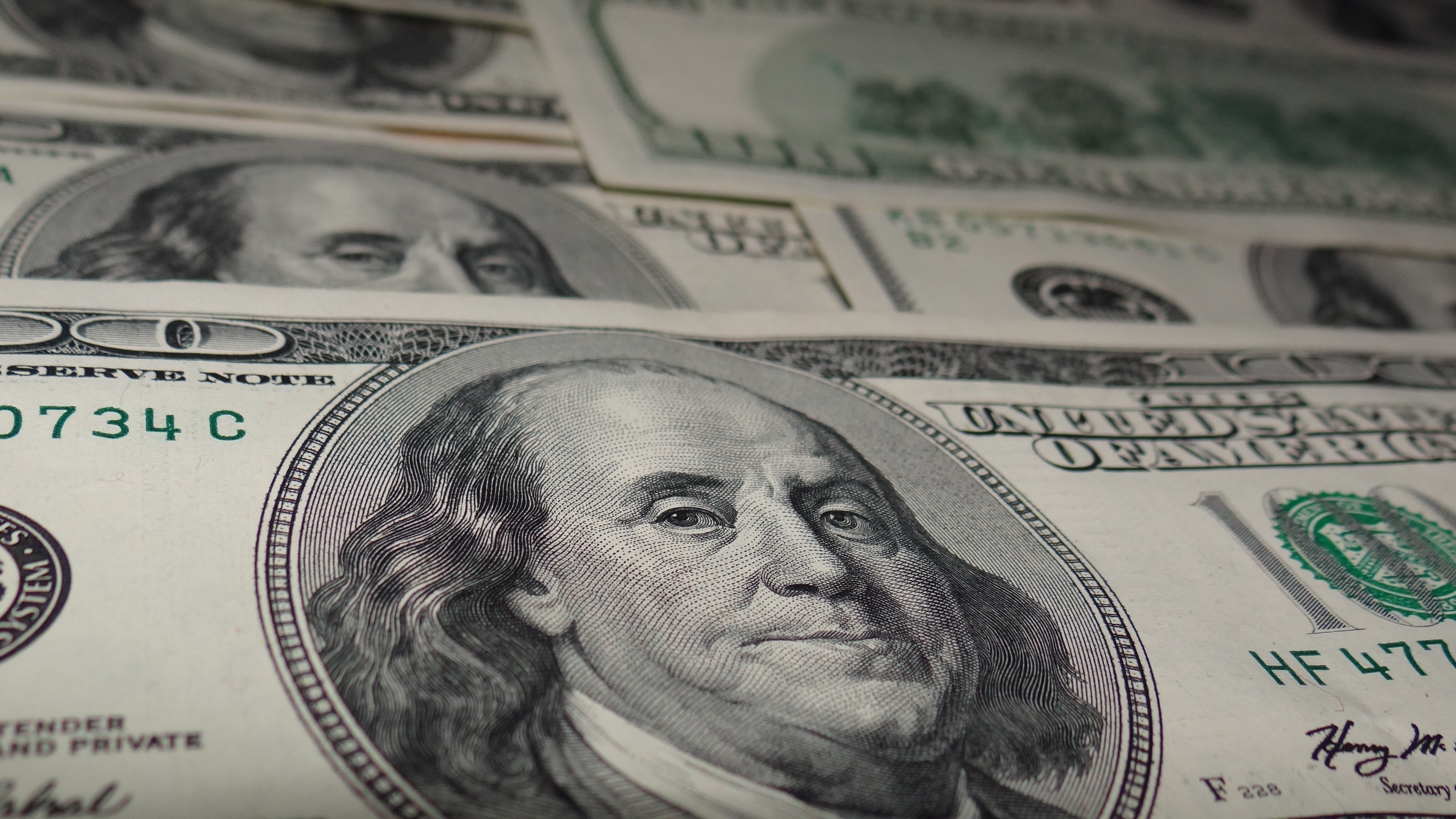 4610x2600 Money dollar bills benjamin franklin wallpaper, Desktop