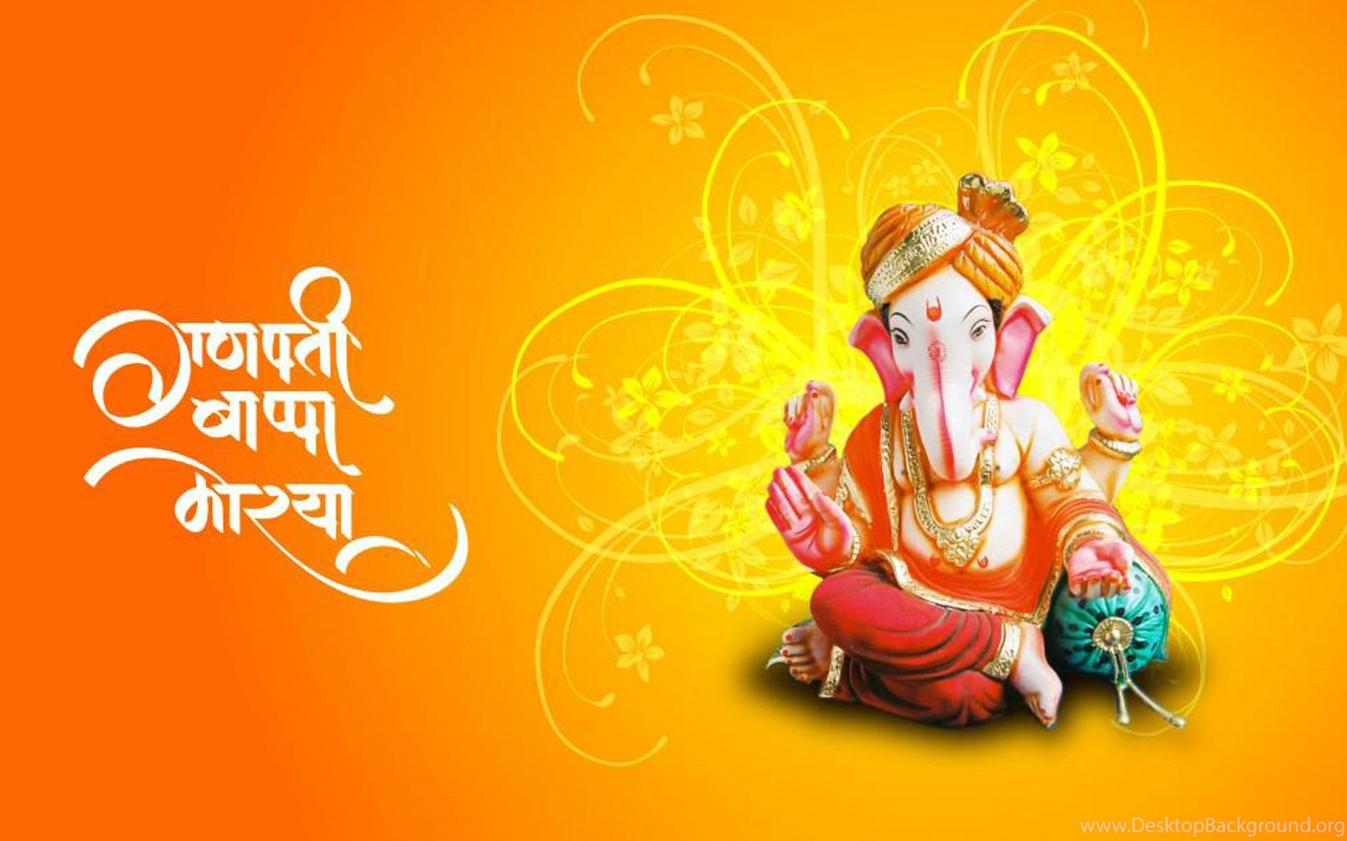 1920x1200 Ganpati Bappa Morya HD Wallpaper Desktop Background, Desktop