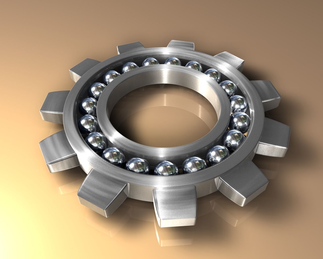 1280x1030 Ball Bearing Gear By R Nader, Desktop