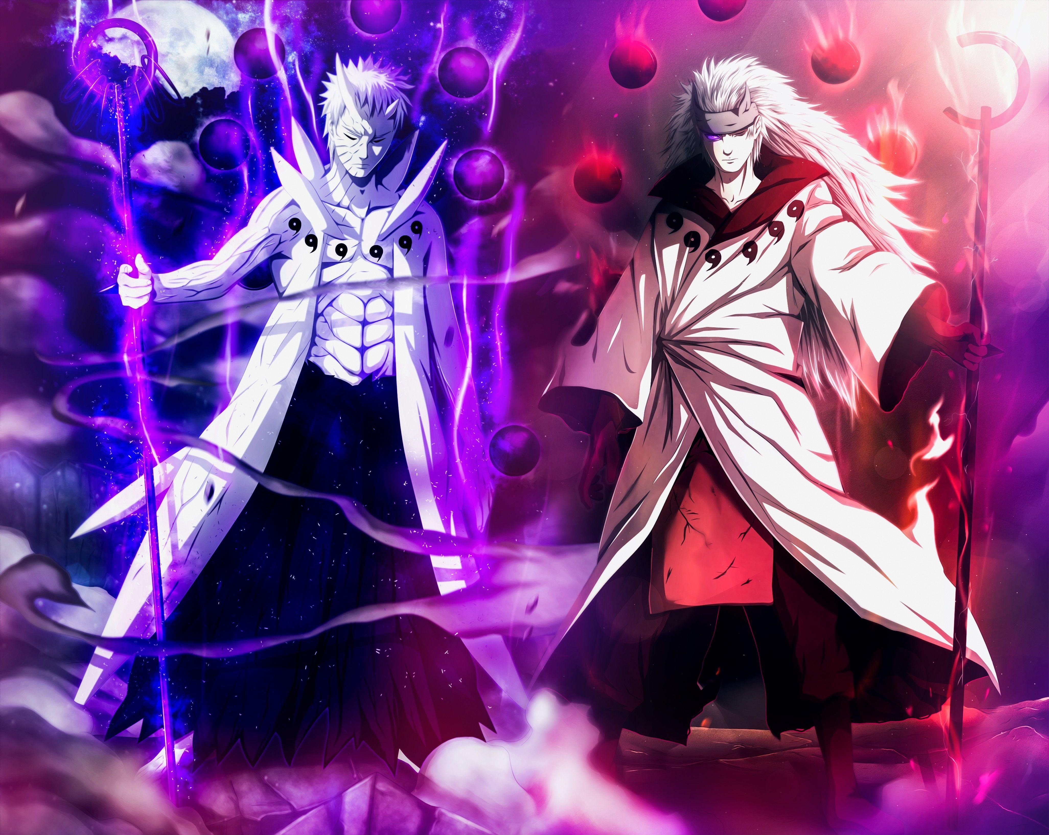 4110x3270 Obito and Madara Uchiha Sage Of Six Paths 4k Ultra HD Wallpaper, Desktop