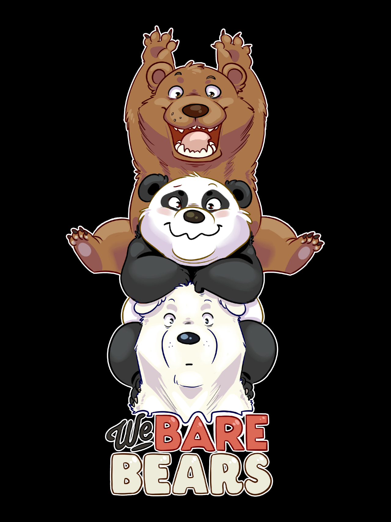 1280x1710 Beary Adorable. We Bare Bears, Phone