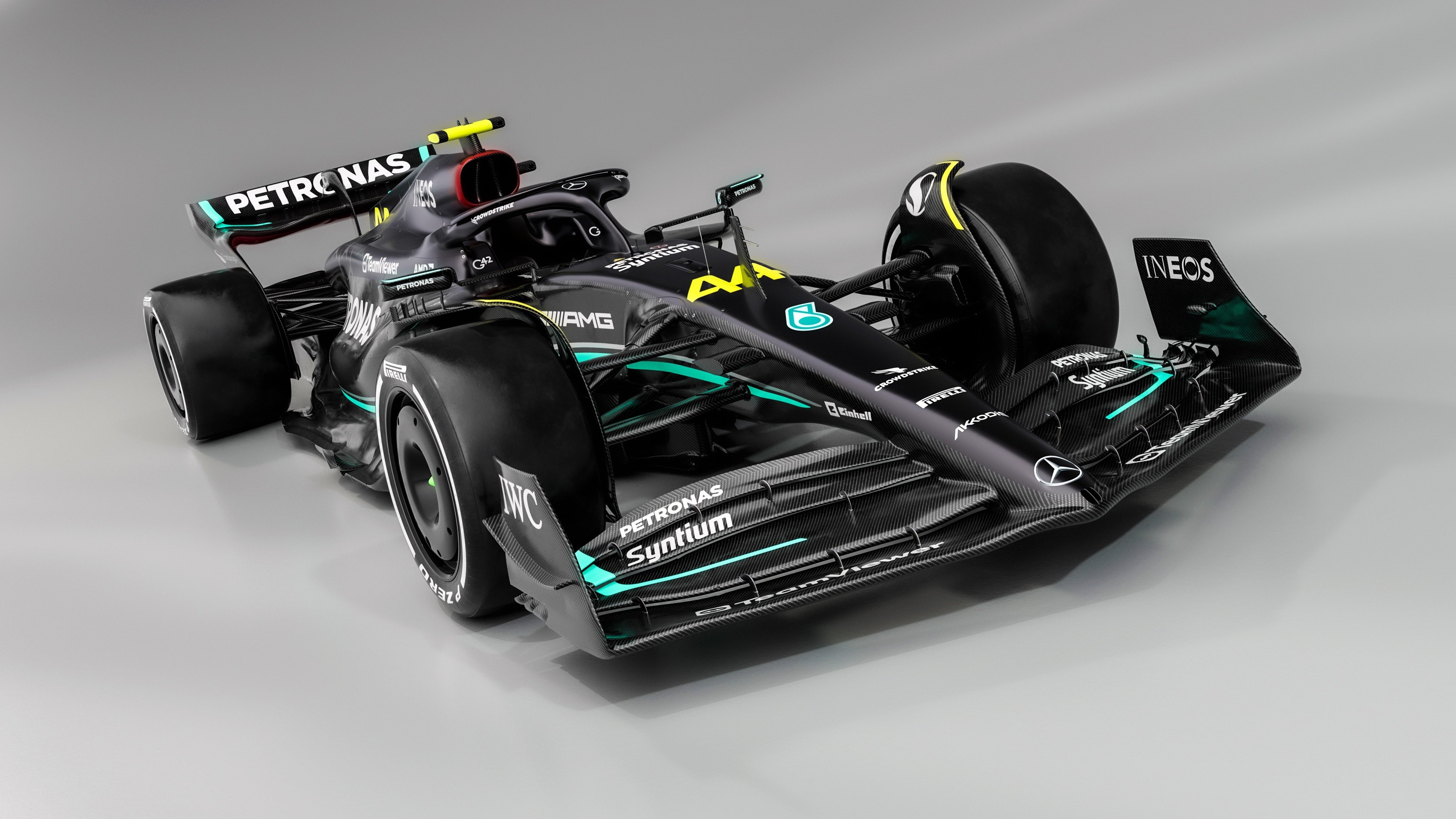 3940x2220 2023 Mercedes W14 F1 car launch photo, Desktop