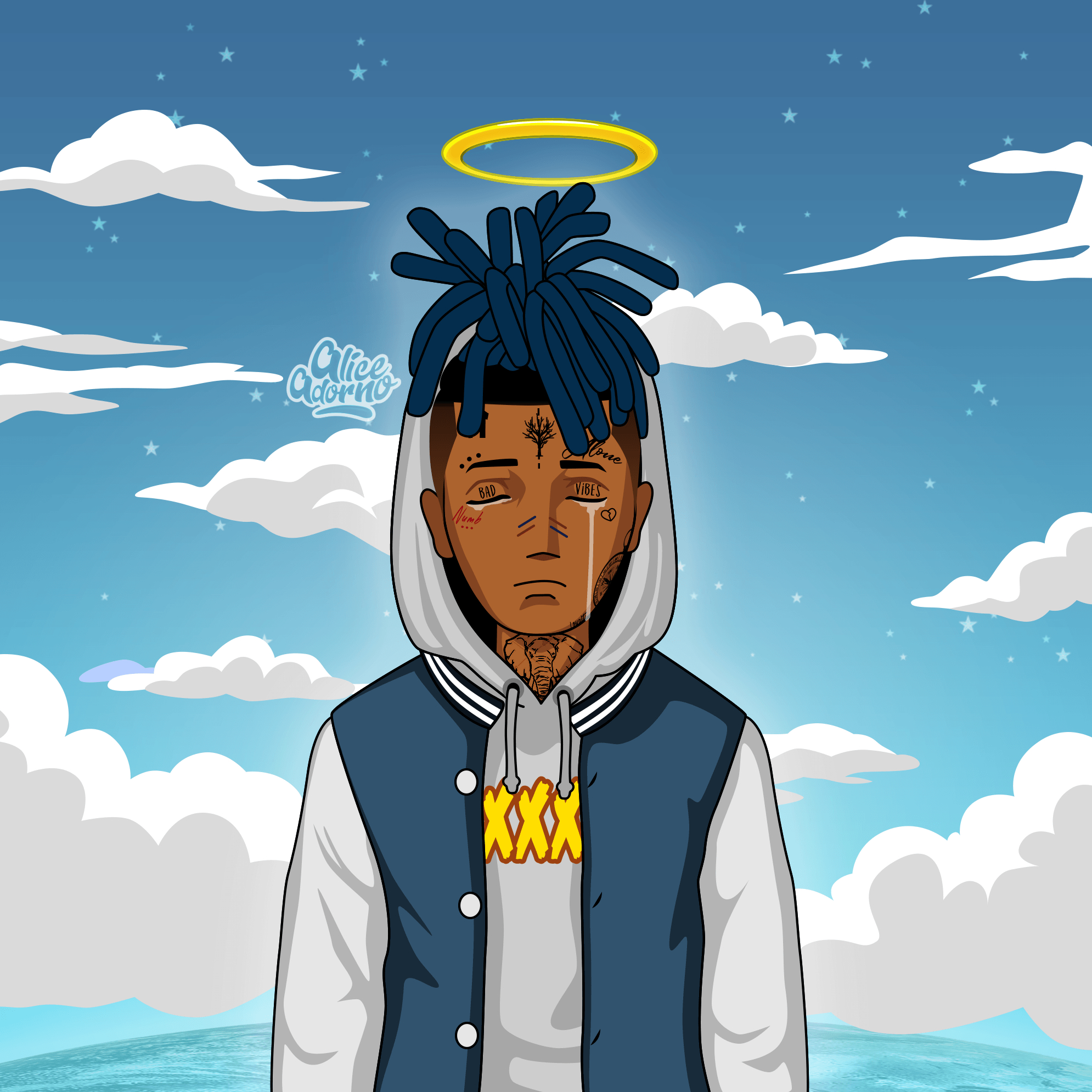 1990x1990 Xxxtentacion Rip Angle Wallpaper Free Xxxtentacion Rip Angle, Phone