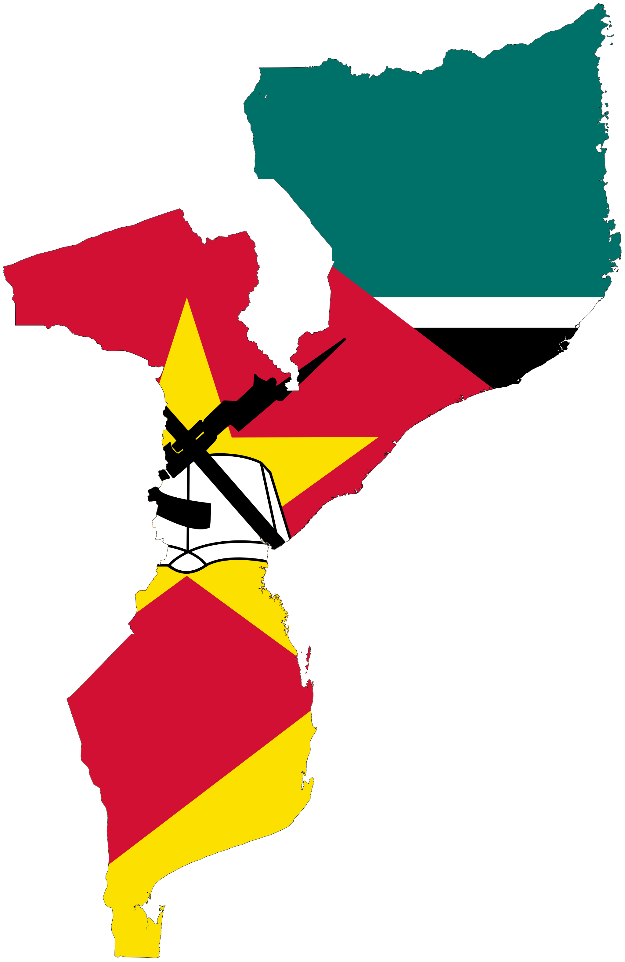 2050x3150 Mozambique Flag map. Flags. Mozam, Phone