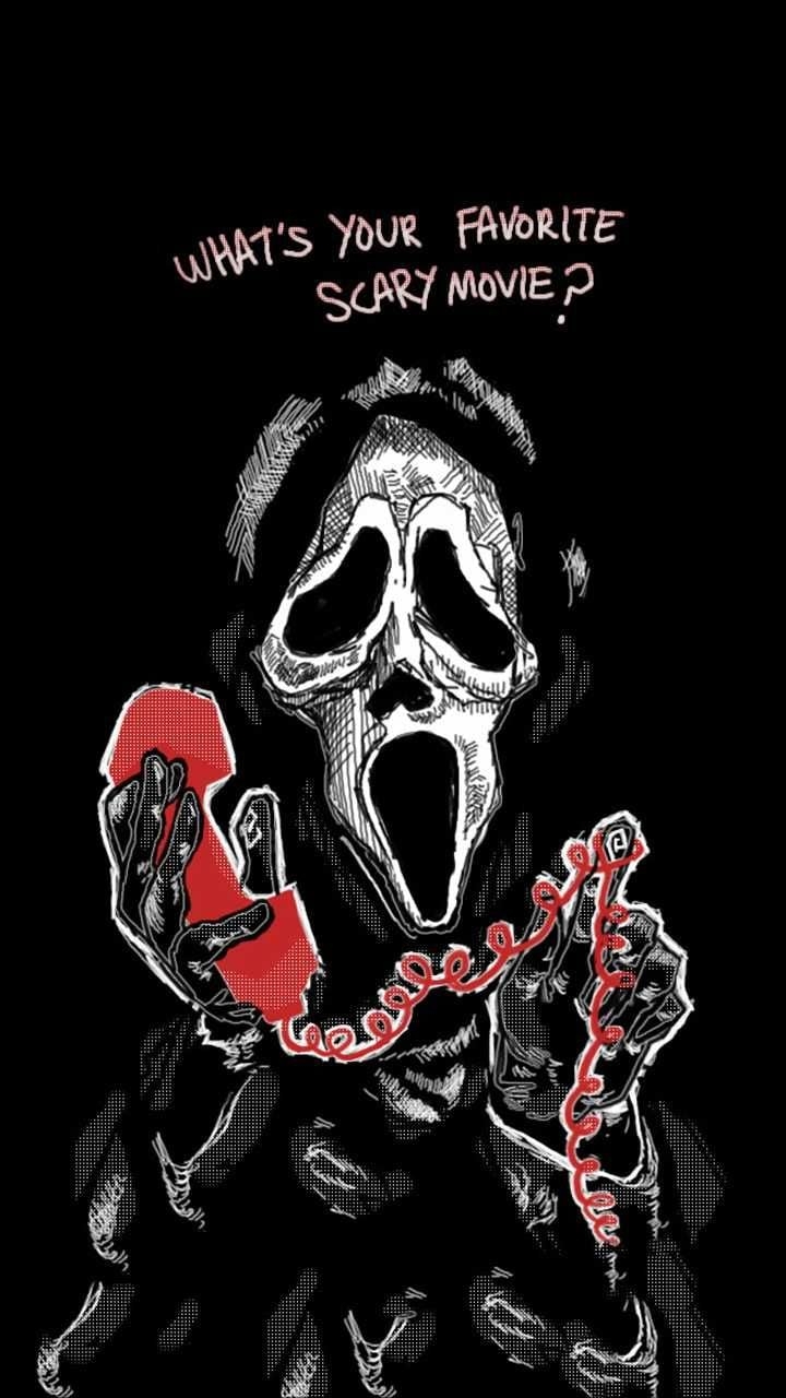 720x1280 Ghostface Wallpaper. Scary wallpaper, Halloween wallpaper iphone, Horror movie art, Phone