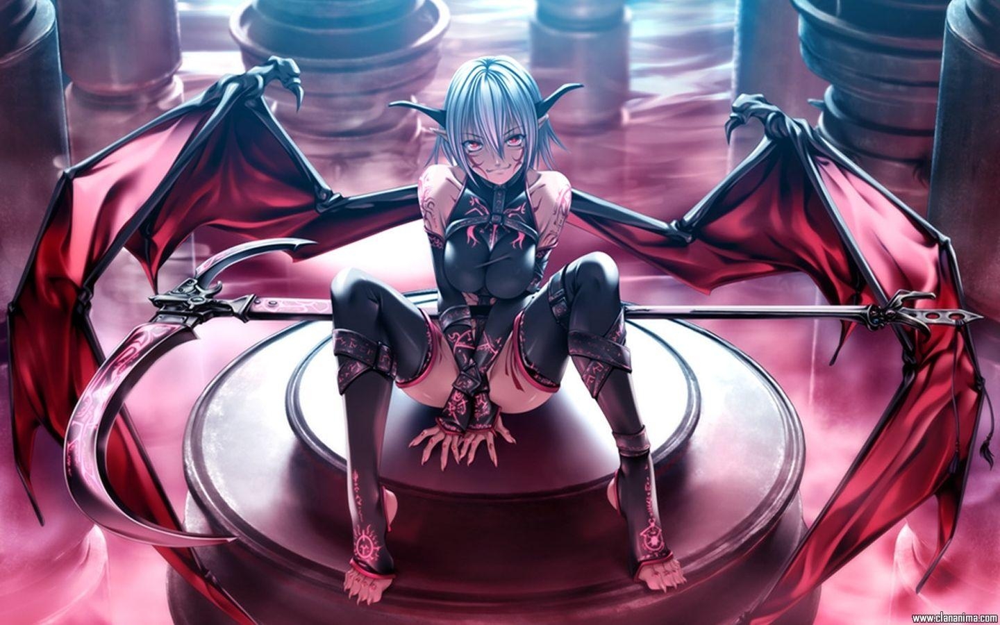 1440x900 Really Hot Demon Dames in Anime, Desktop