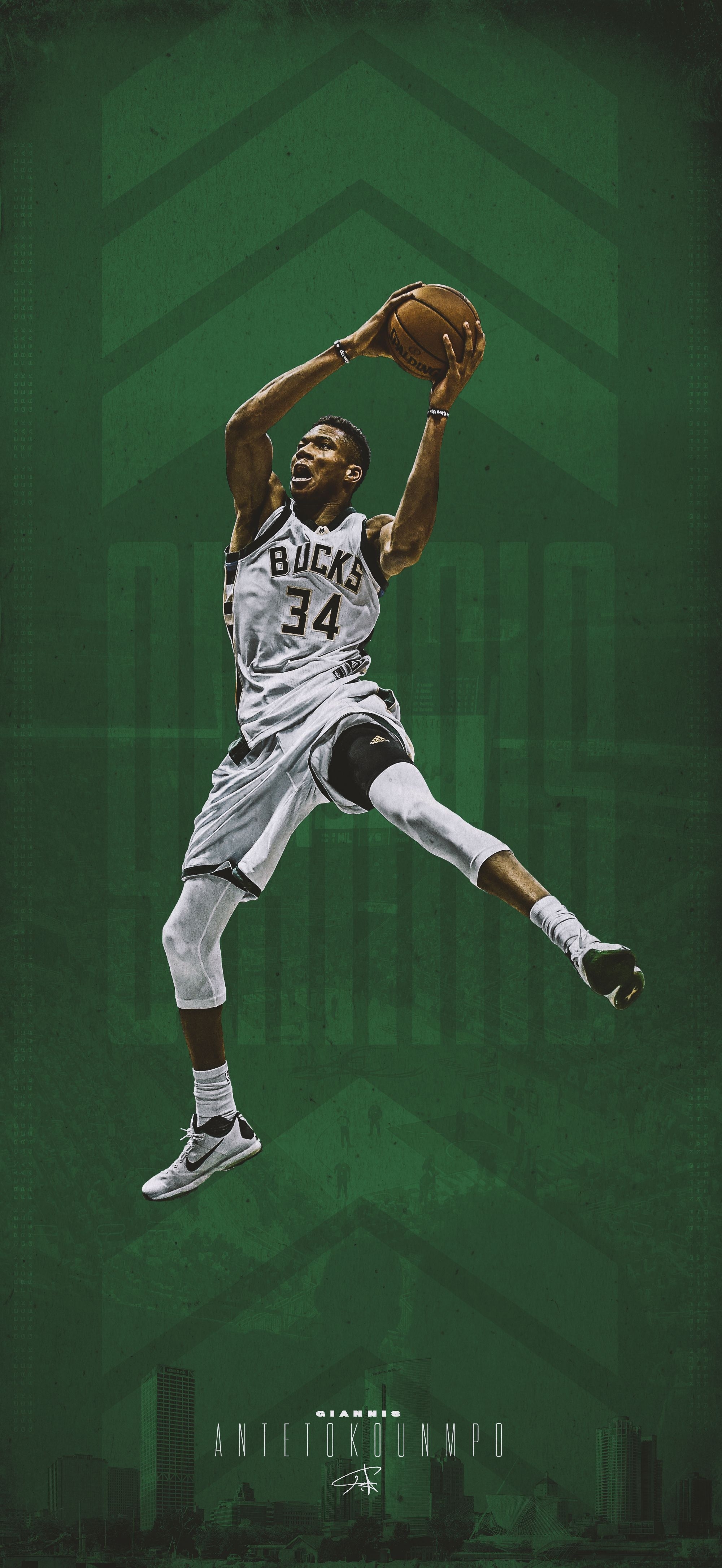 2000x4340 Giannis Phone Wallpaper Design, Phone