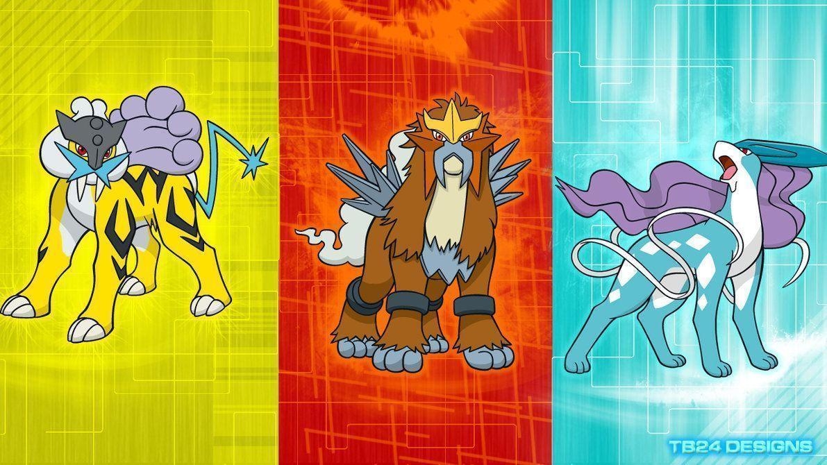 1200x670 Raikou Entei Suicune Desktop Wallpaper, Desktop