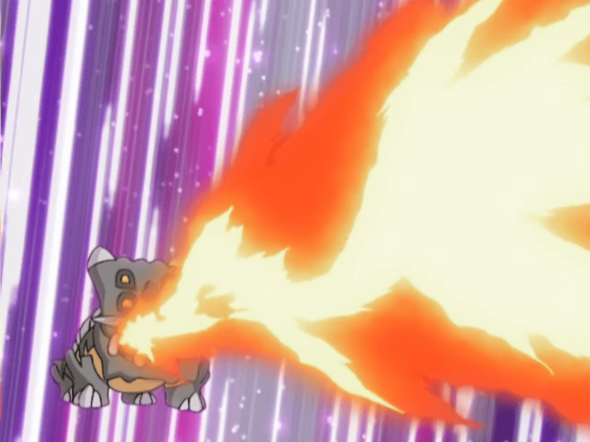 1180x890 Byron Bastiodon Flamethrower.png. Pokémon, Desktop