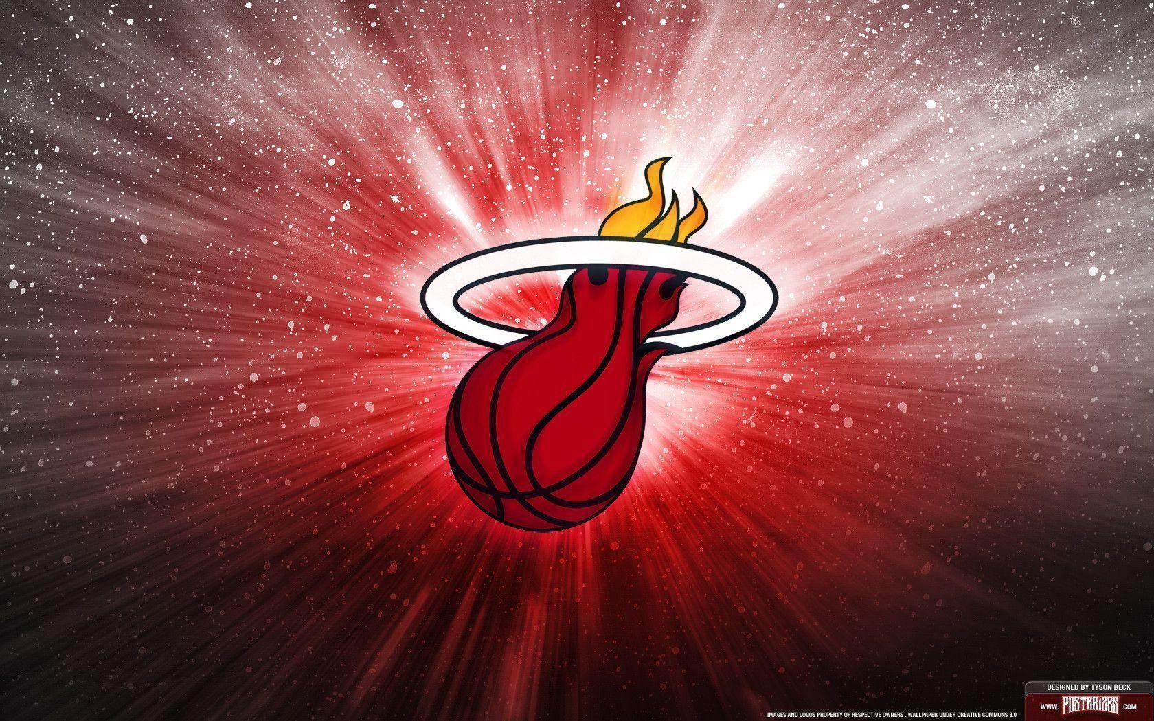 1680x1050 Miami Heat Logo Wallpaper. Posterizes. NBA Wallpaper, Desktop