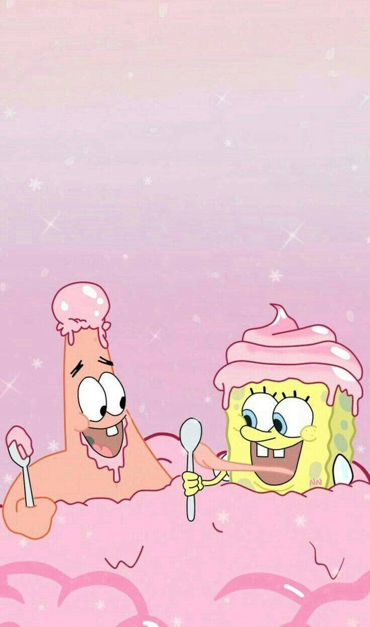 740x1250 Download free Pink Aesthetic Spongebob, Phone