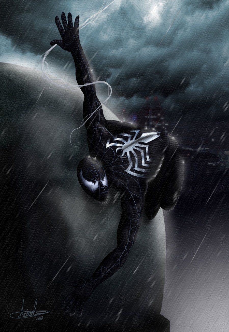 900x1310 Symbiote Spider Man Wallpaper, Phone