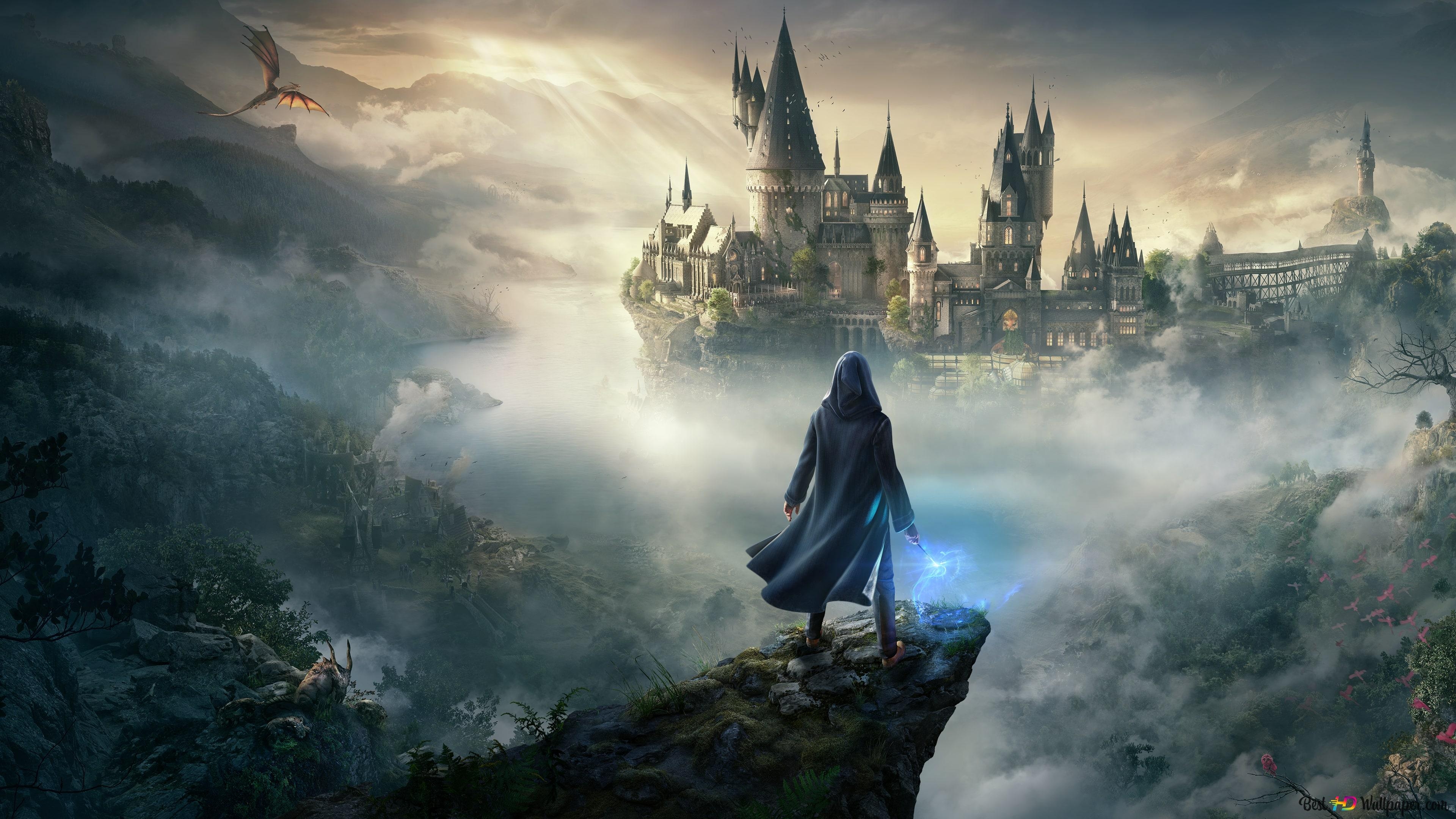 3840x2160 Hogwarts Legacy video game magical character 4K wallpaper download, Desktop