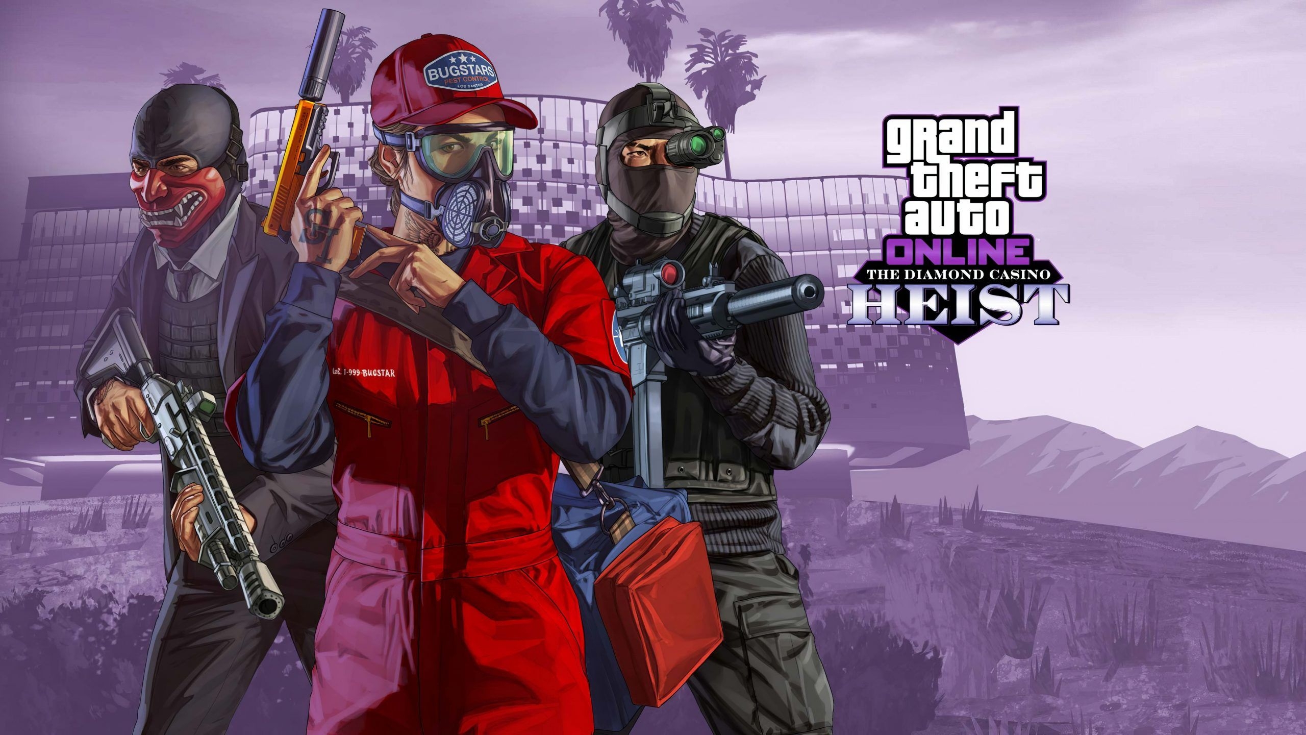 2560x1440 Vevo Digital. HQ GTA V The Diamond Casino Heist Wallpaper, Desktop