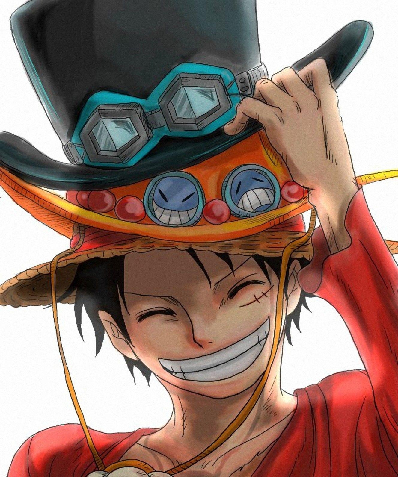 1330x1600 One Piece, Ace, Monkey D Luffy, Sabo wallpaper, Phone