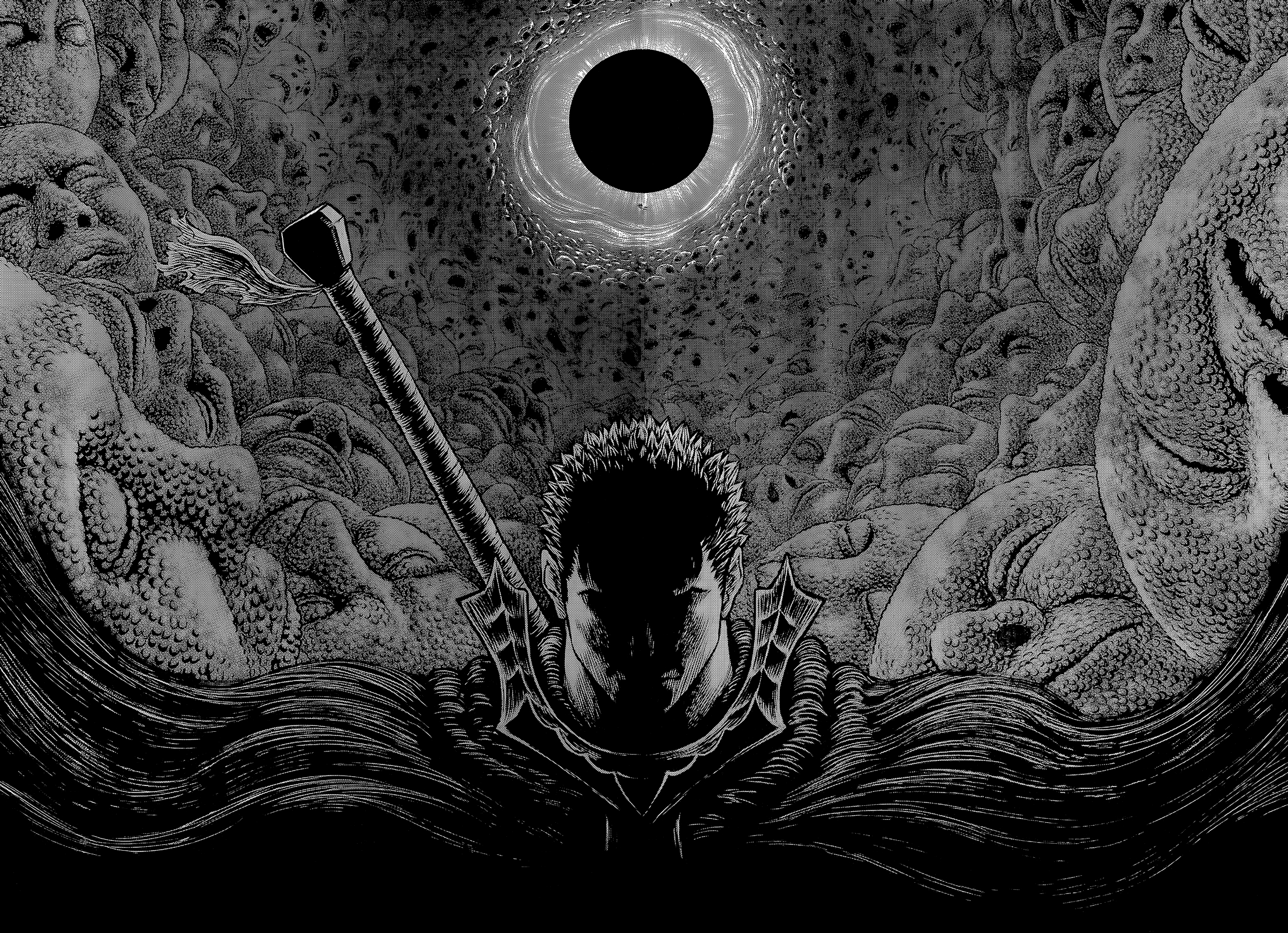 2210x1600 Wallpaper, Berserk, Kentaro Miura, Guts, manga, Desktop